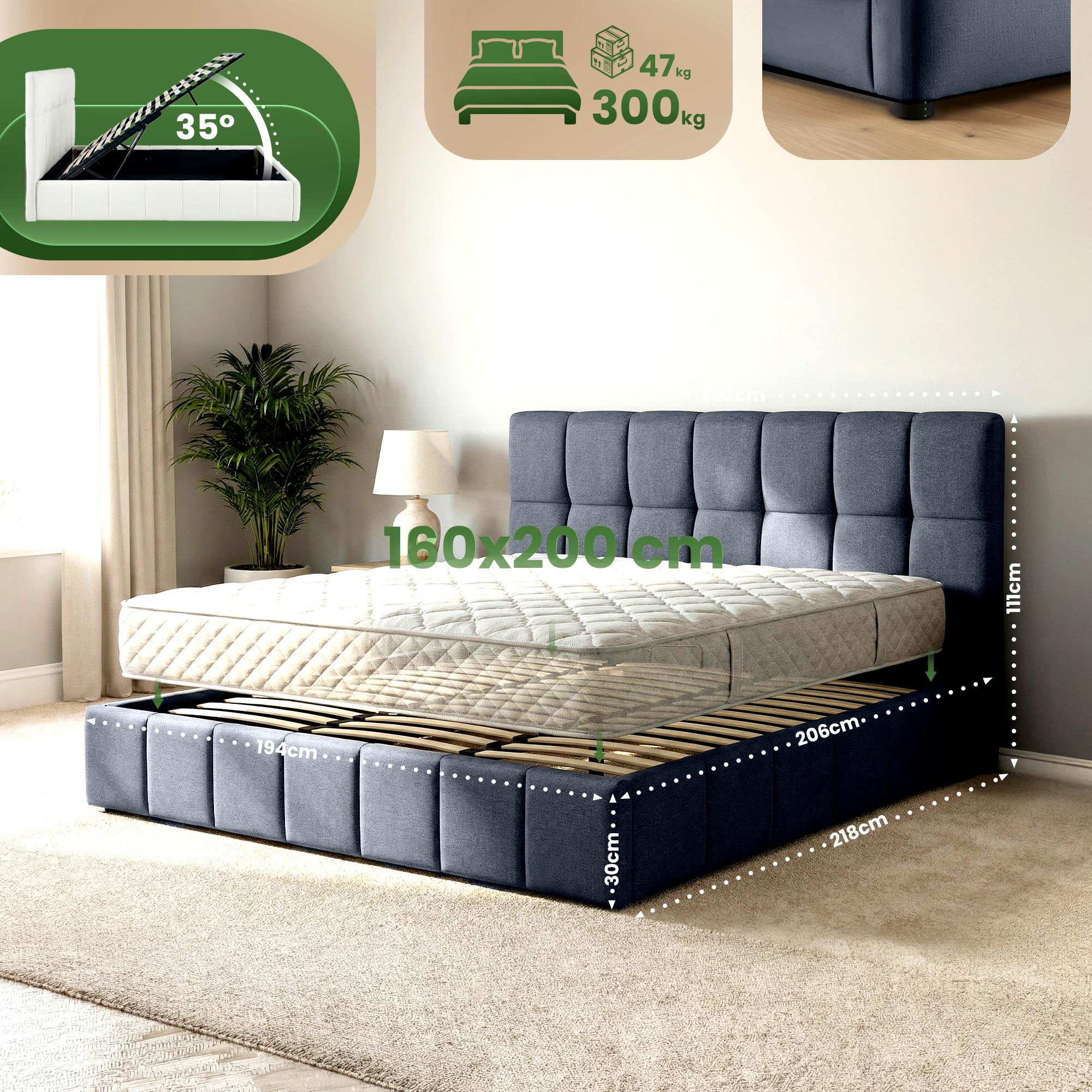 Cama tapizada Ladia