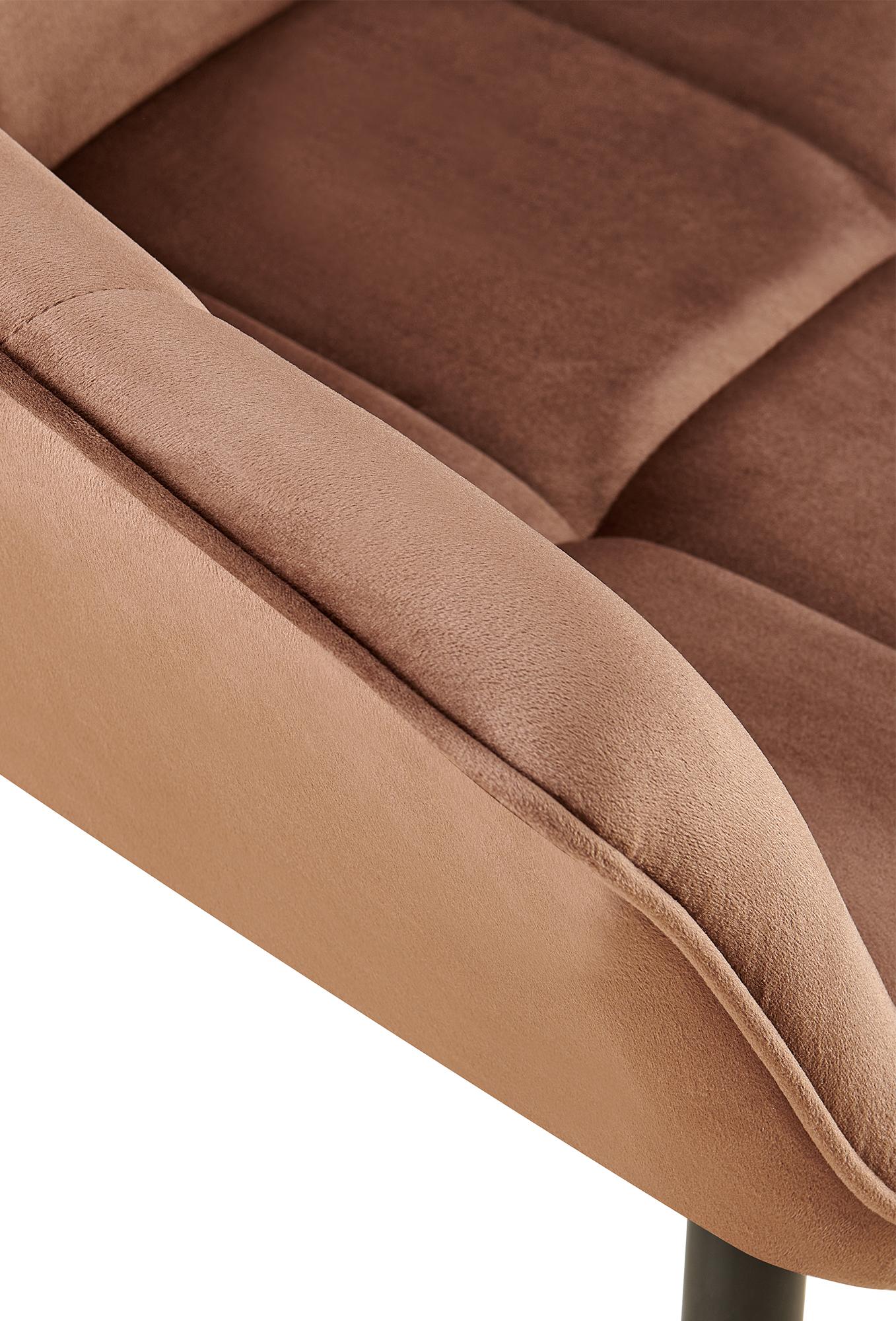 Silla de comedor Roseville en terciopelo