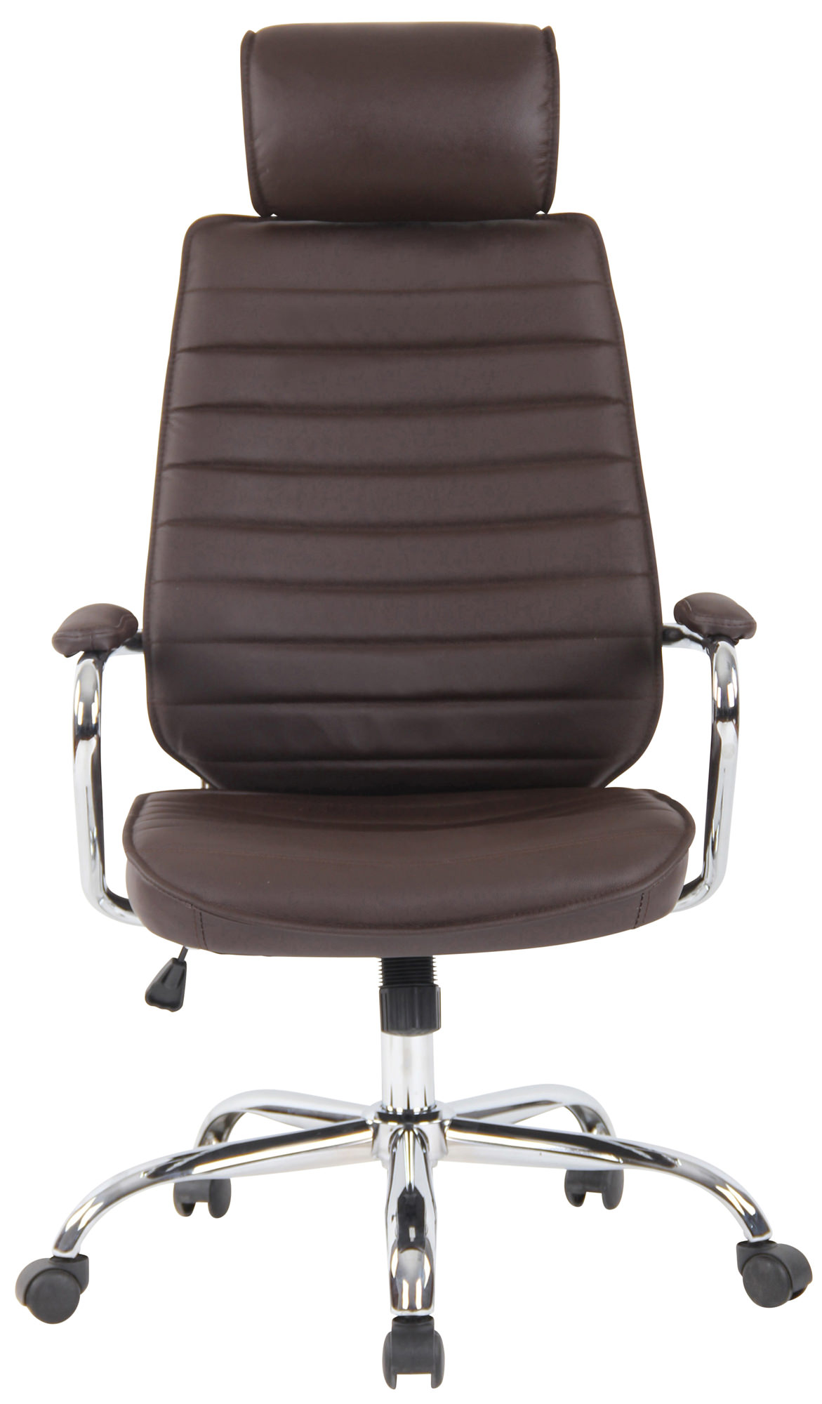 Silla de oficina Rako de piel auténtica