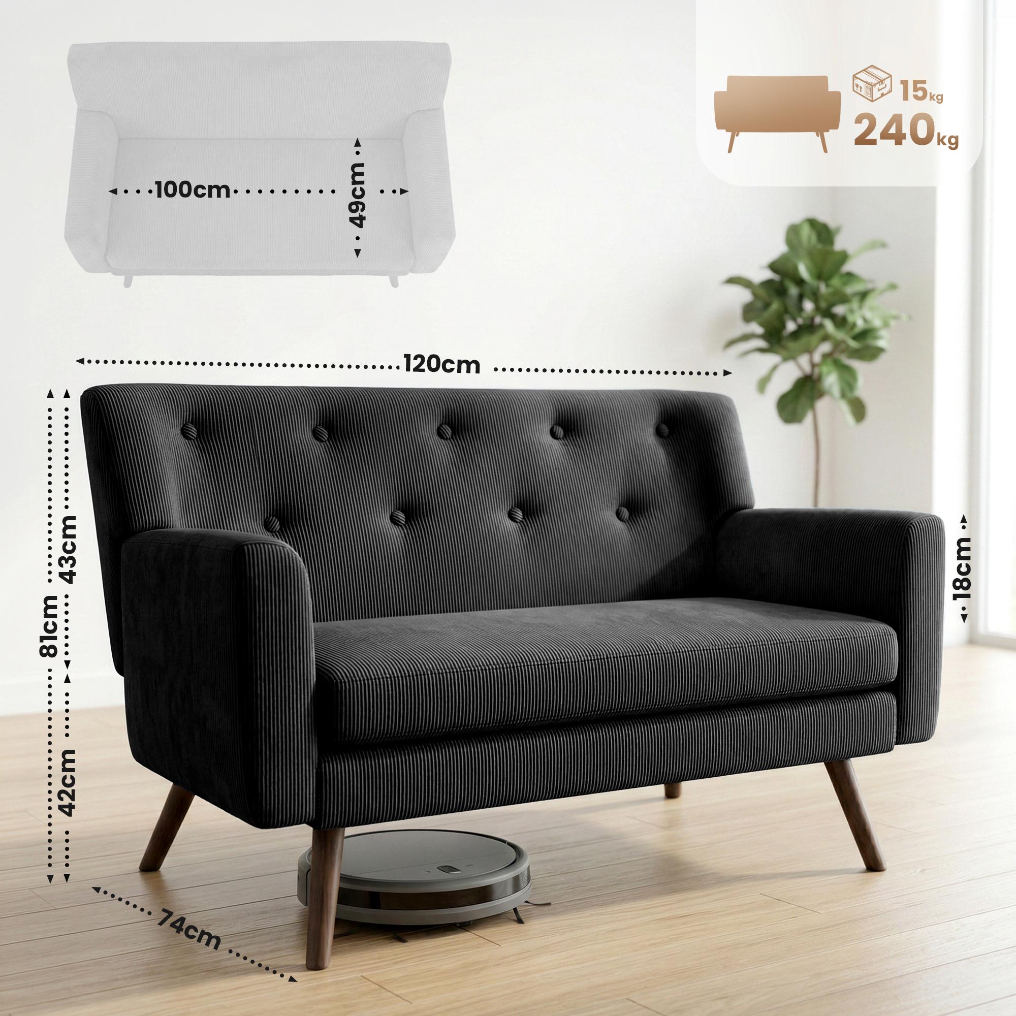 Sofa Kioni de pana