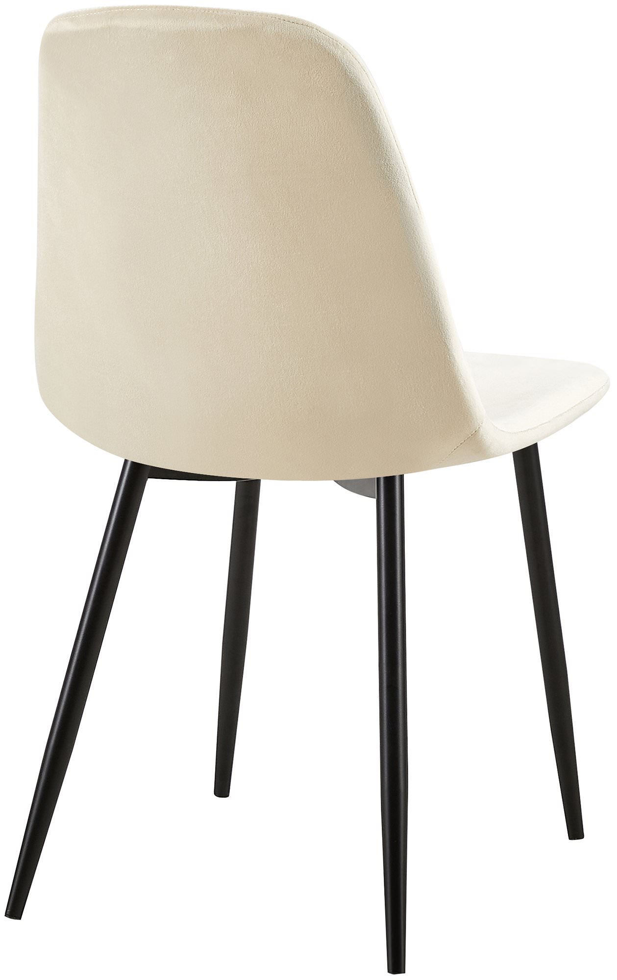Set de 4 sillas de comedor Giverny en tela o terciopelo