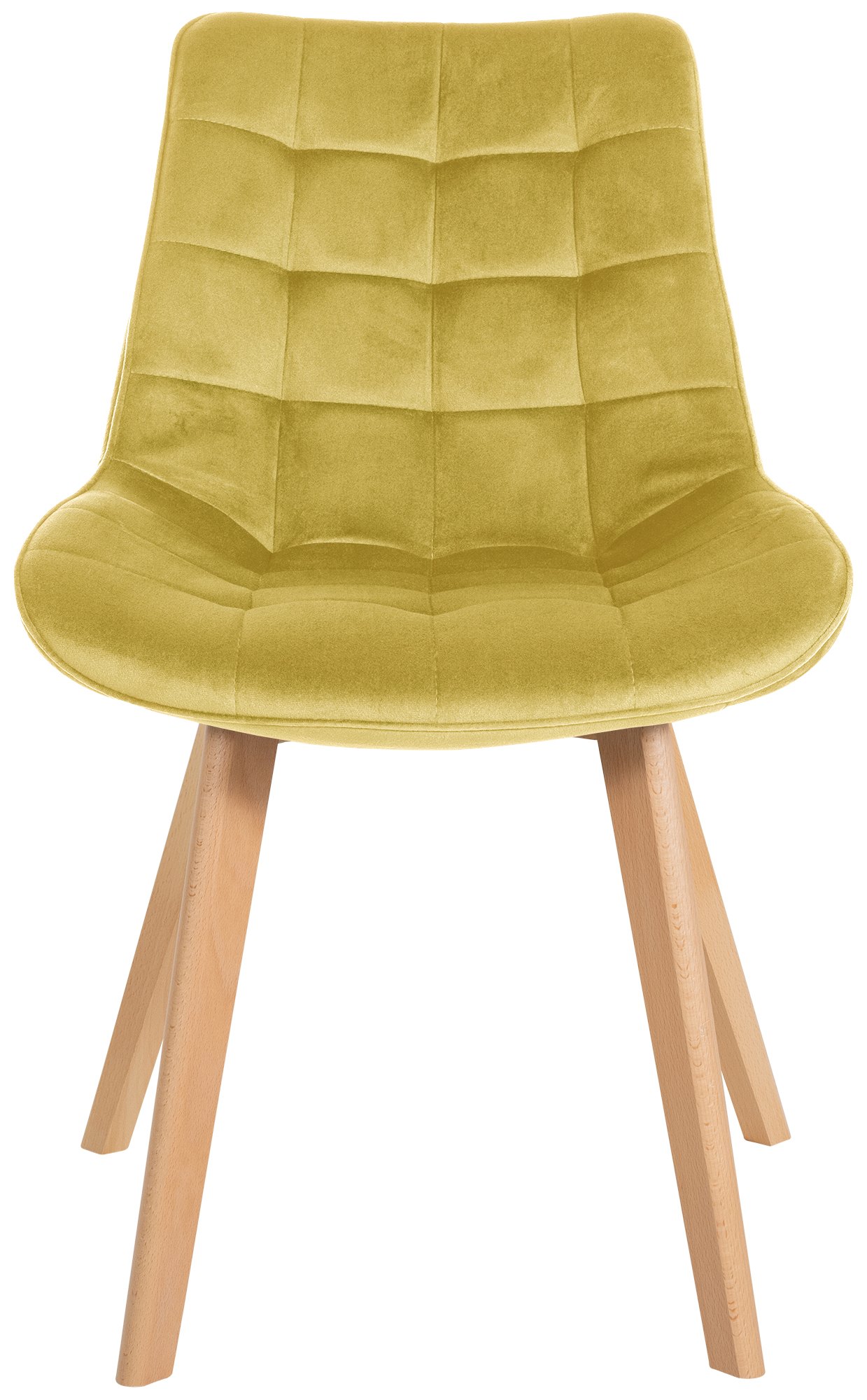 Silla de comedor Brook en terciopelo