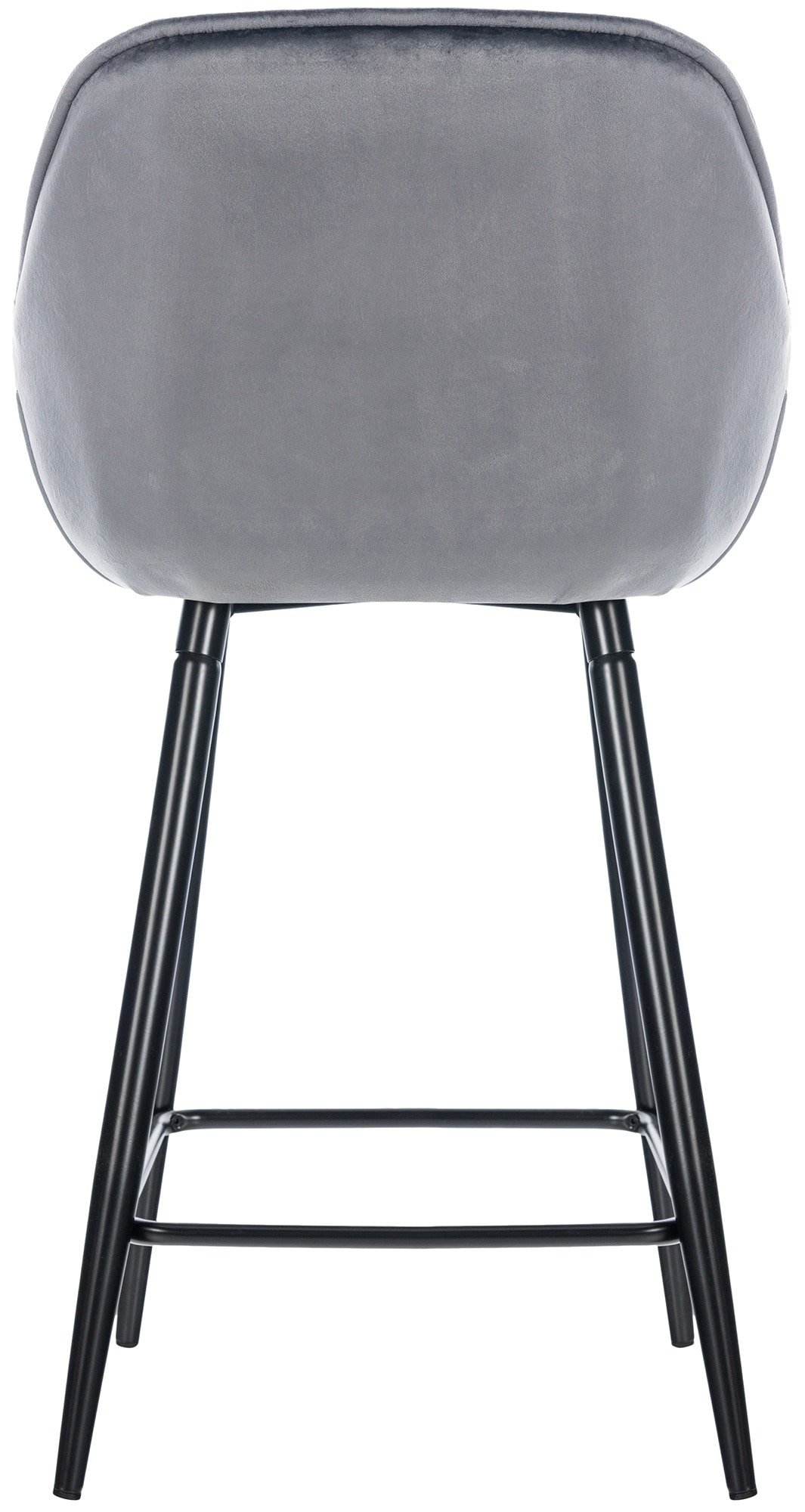 Taburete de bar Gibson en tela o terciopelo