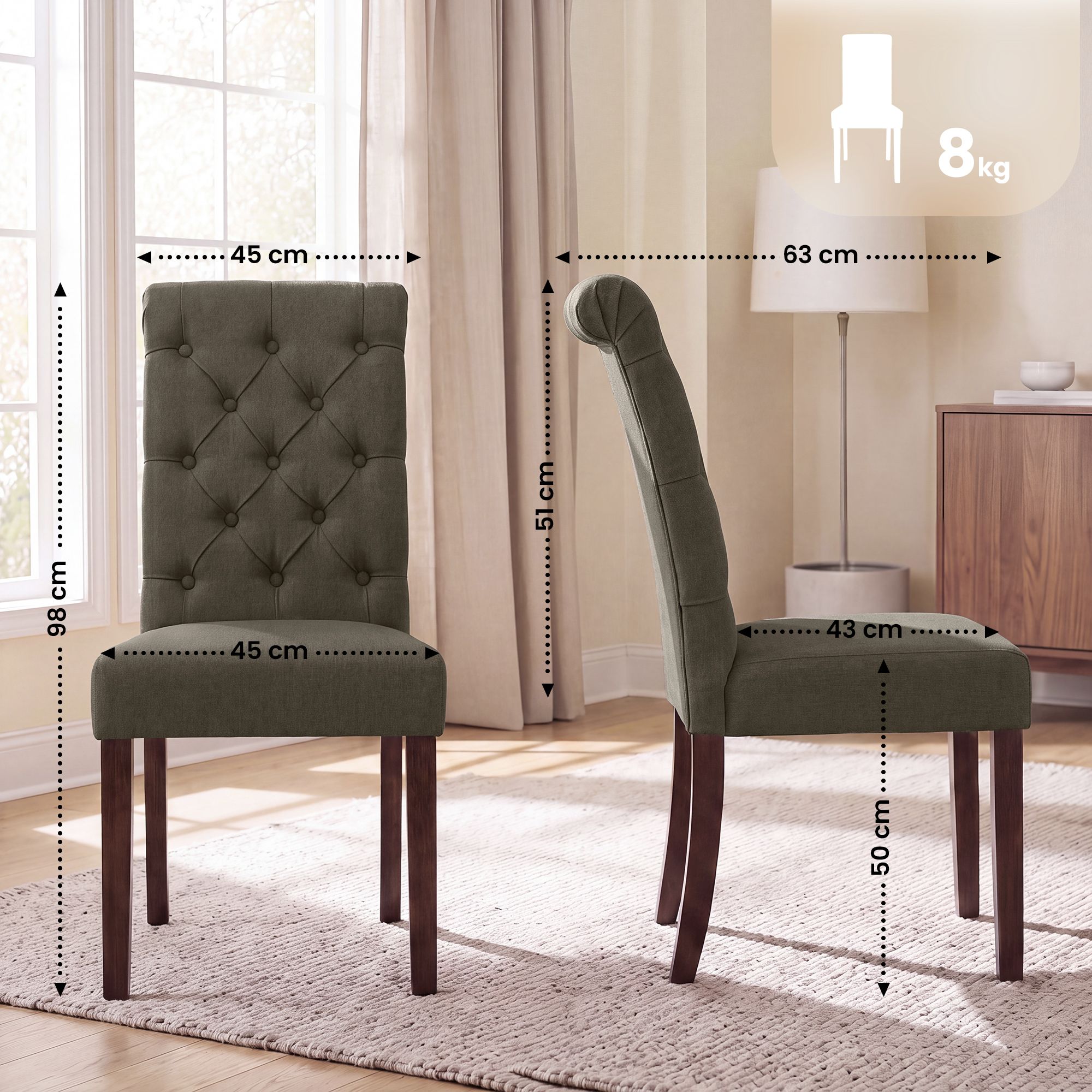 Silla de comedor Lisburn