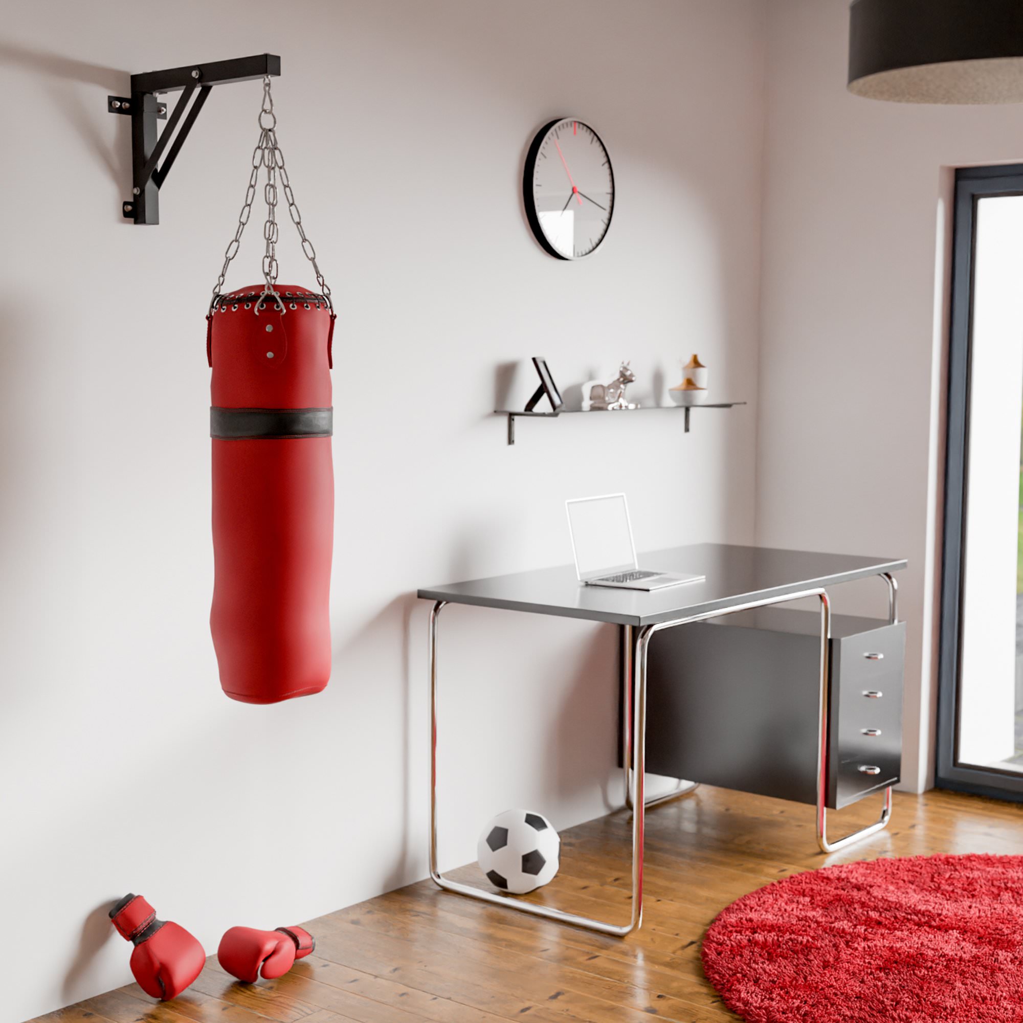 Soporte para saco de boxeo