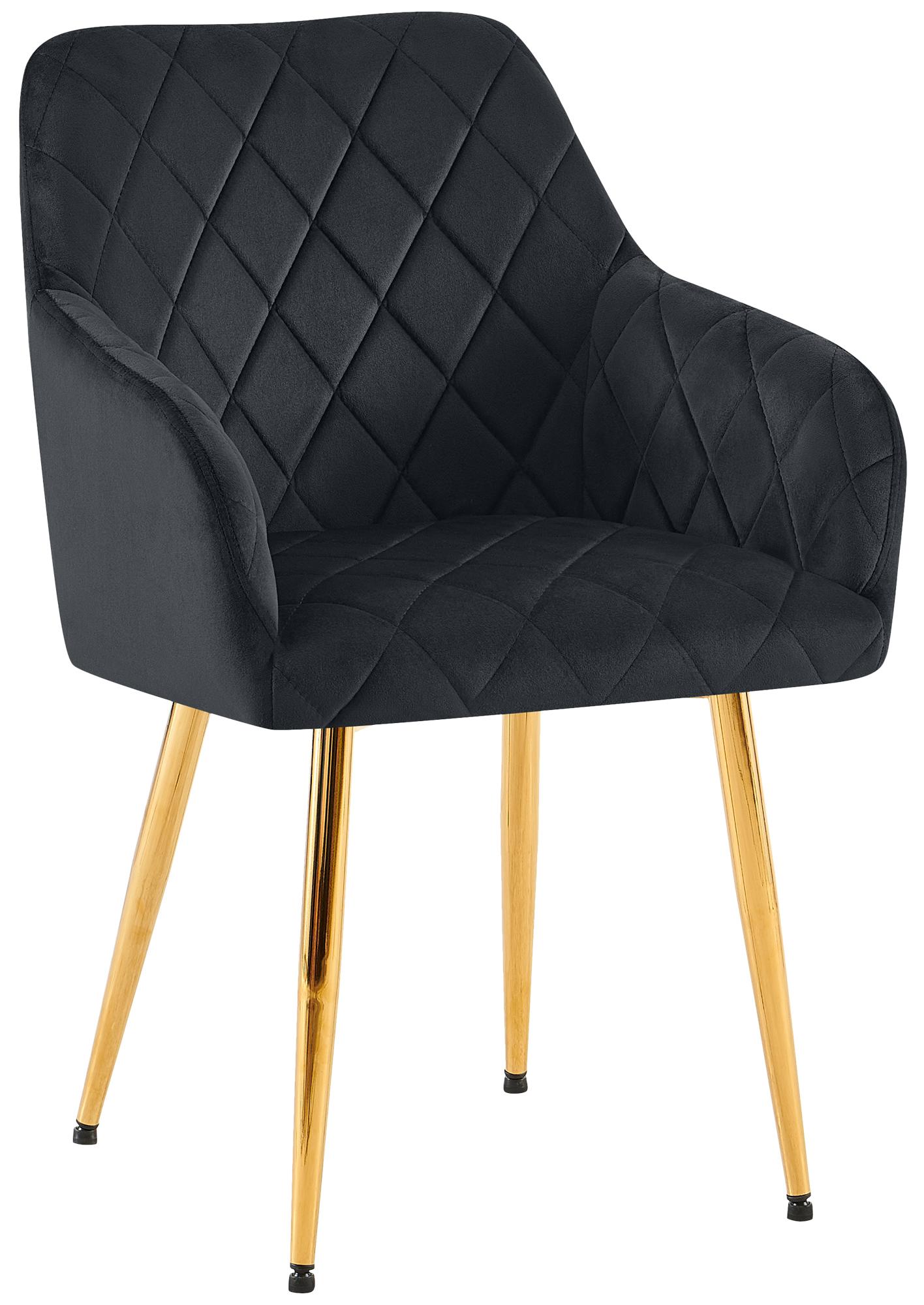 Silla de comedor Monett terciopelo