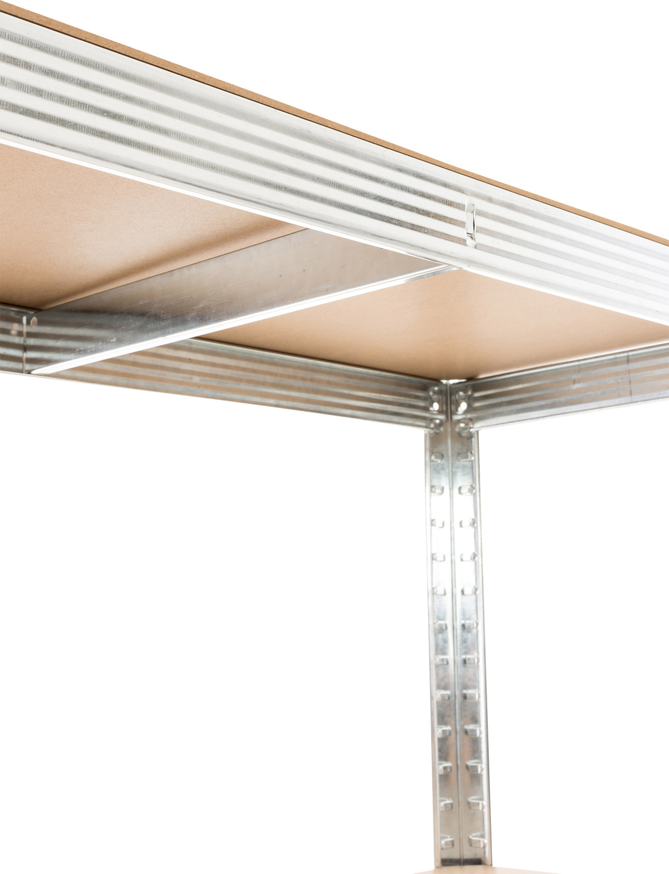 Set De 2 Estanterías Galvanizadas G 180x90x40 cm