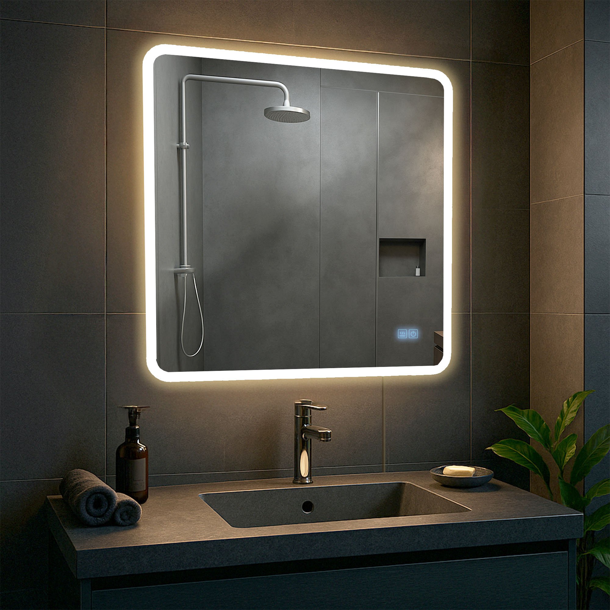 Espejo de baño Jericho con Bluetooth