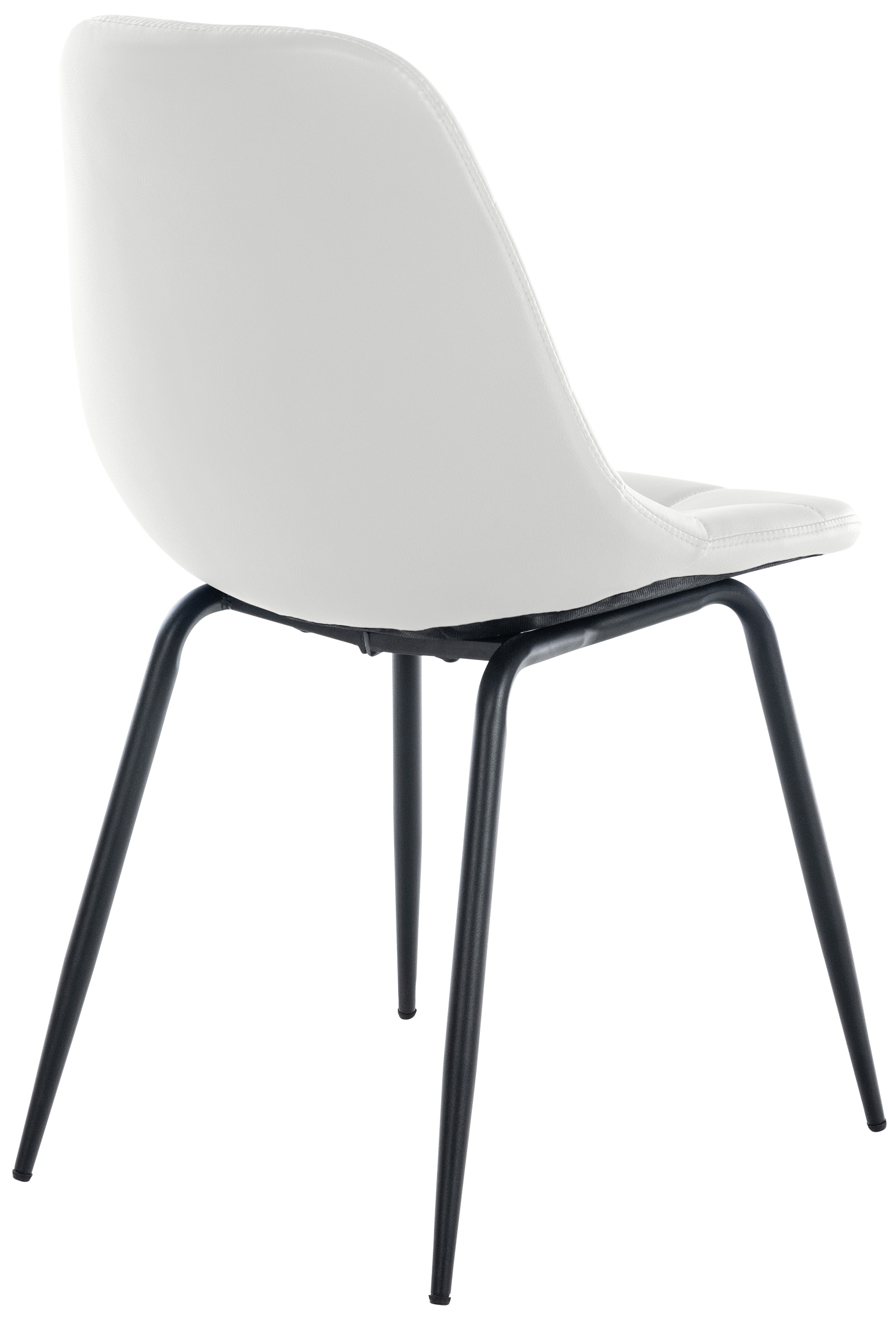 Silla de comedor Tom en tela o polipiel