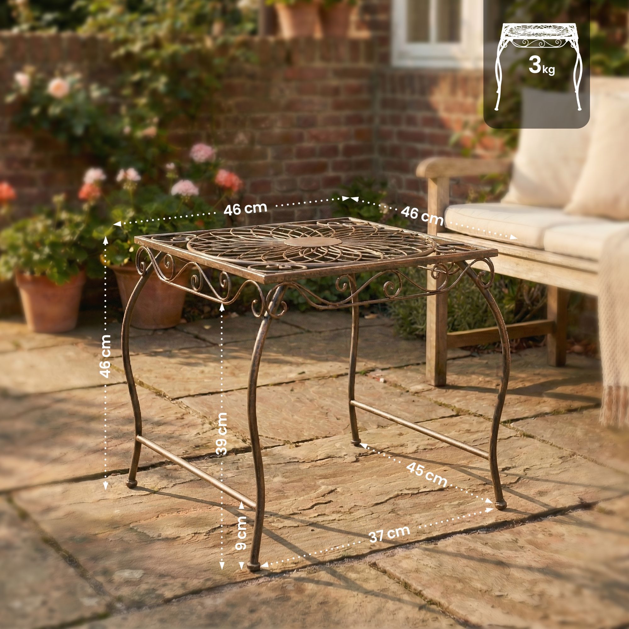 Mesa de jardin Zarina