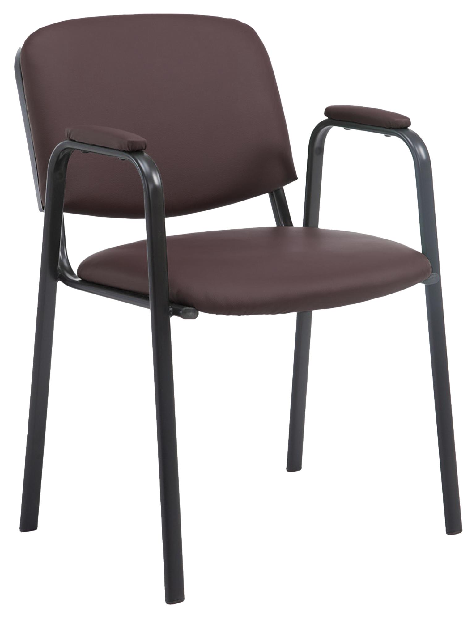 Silla apilable Ken Pro de polipiel