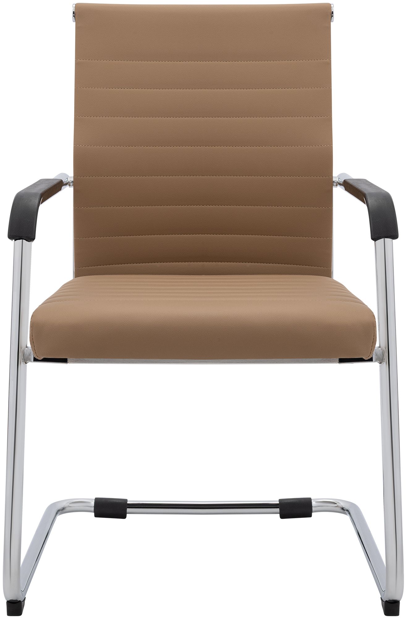 Juego de 2 sillas cantilever Hakon con efecto piel