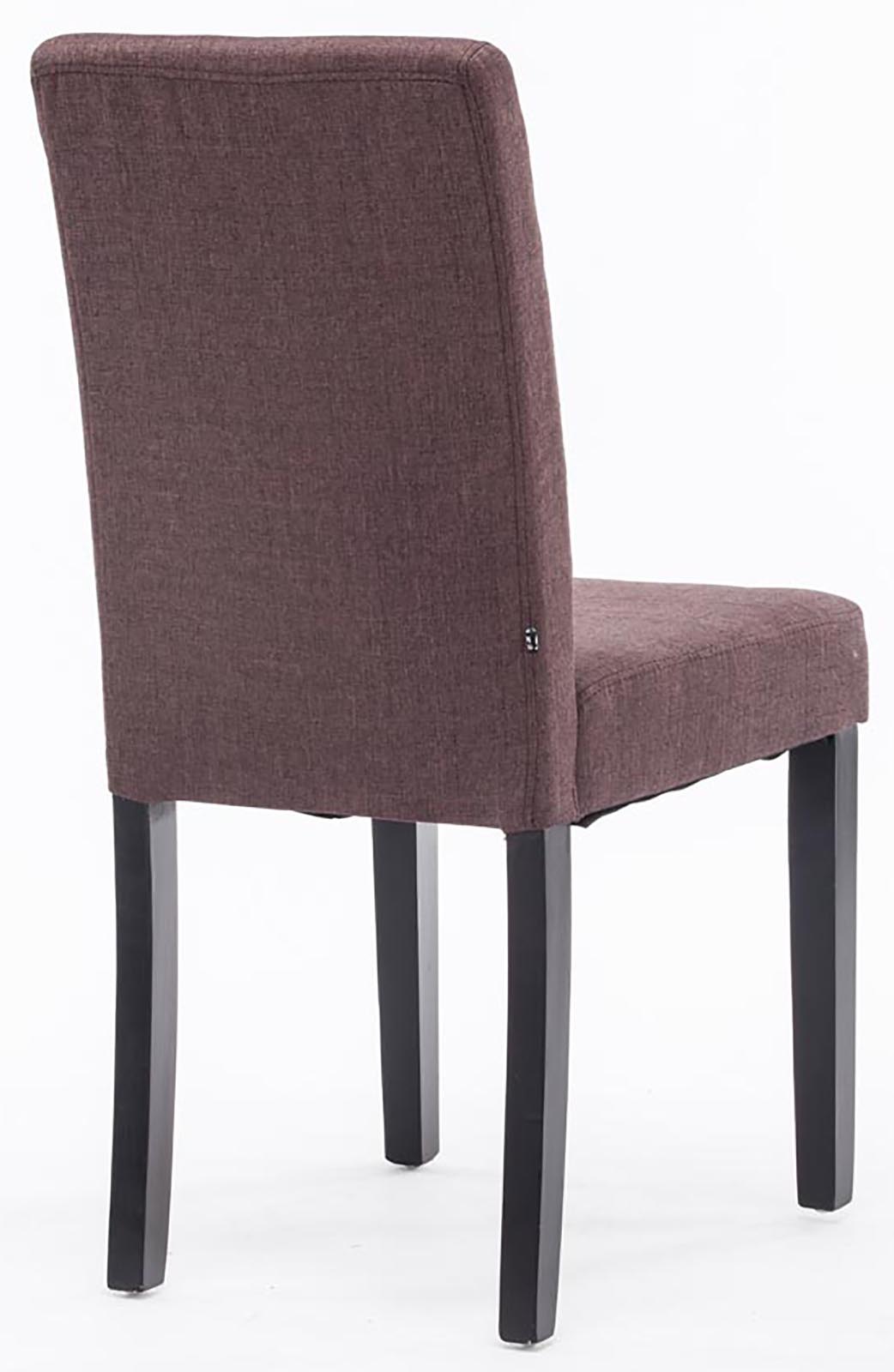 Juego de 4 Sillas de comedor Ina de tela