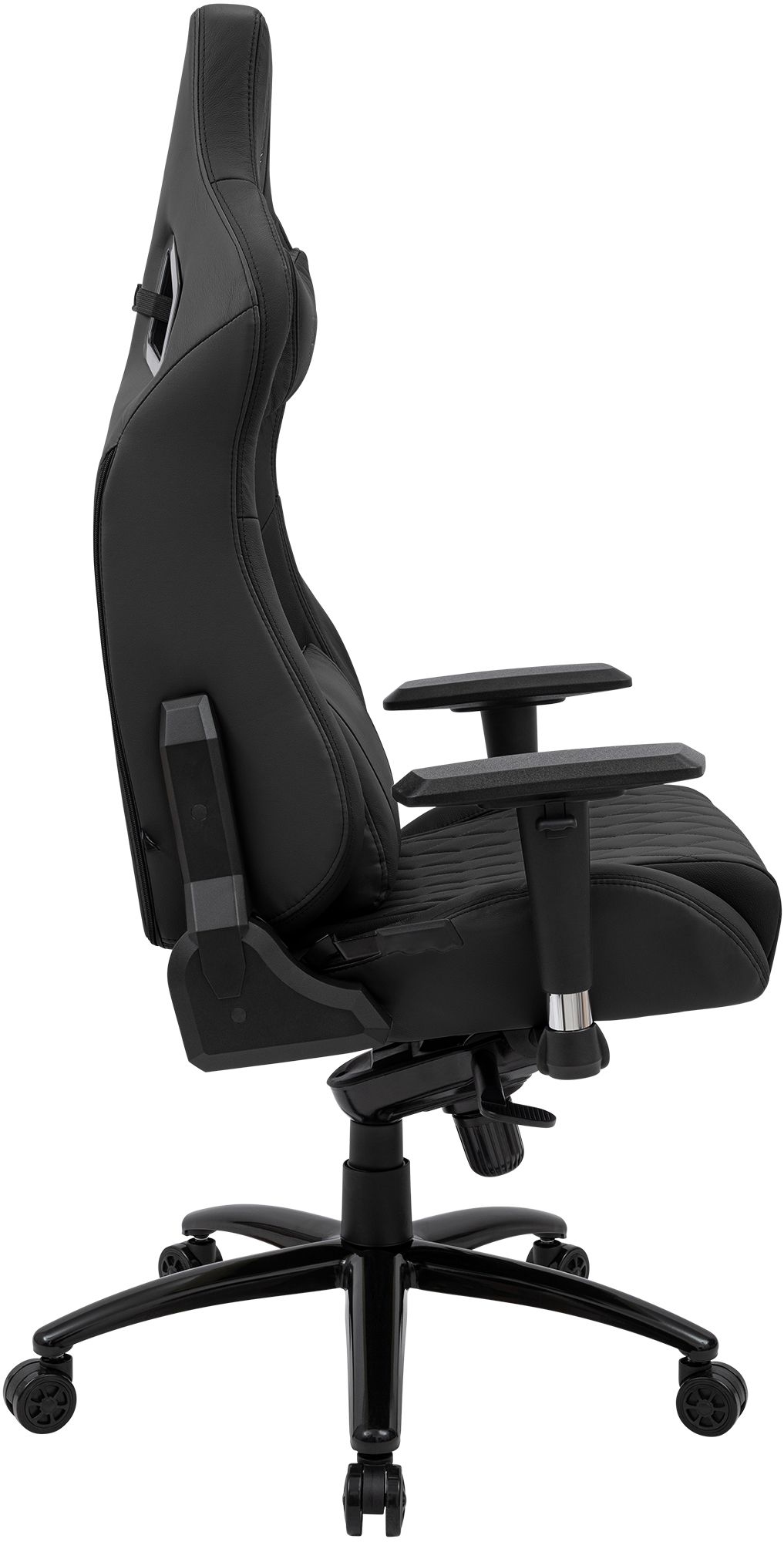 Silla de oficina Keren tapizada en piel genuina