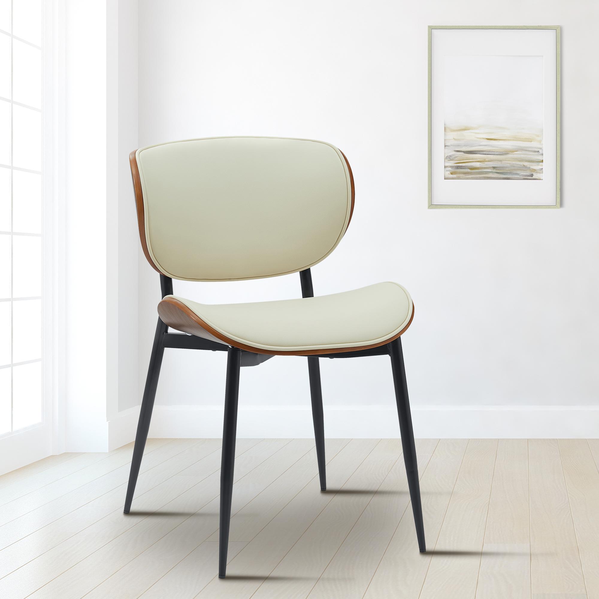 Silla Enid con revestimiento de polipiel o tela