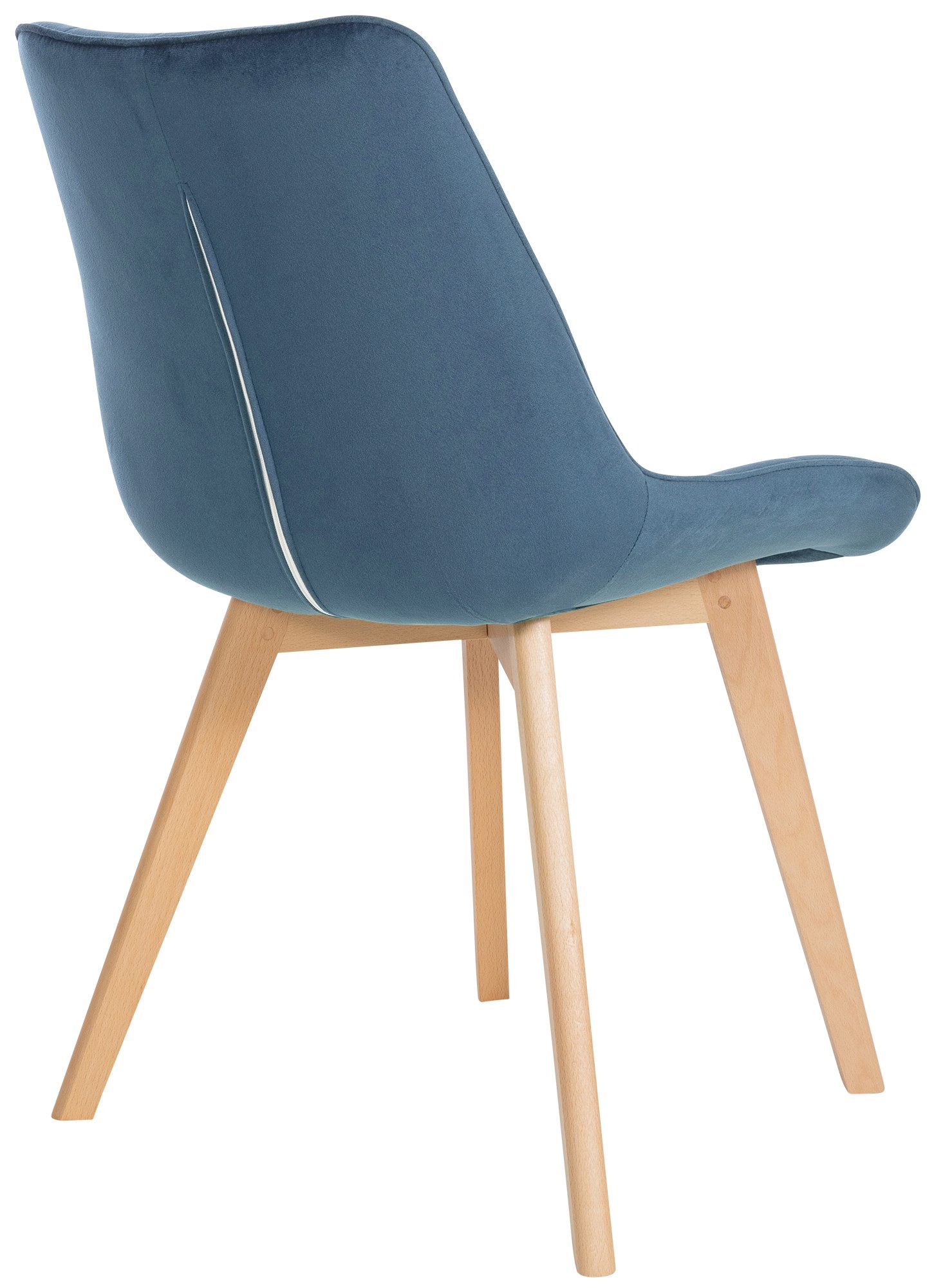 Set de 2 Sillas de comedor Brook en terciopelo