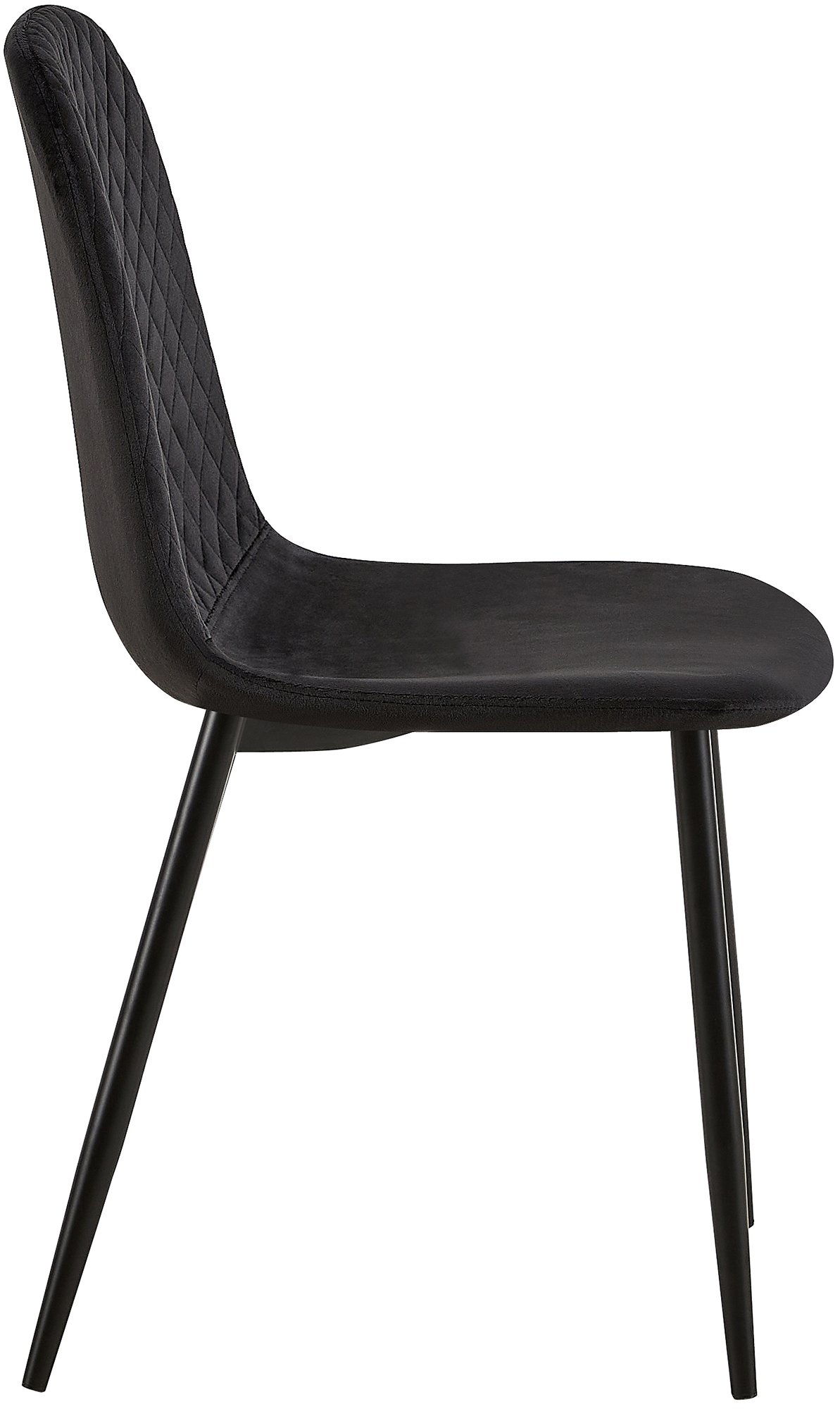 Set de 4 sillas de comedor Giverny en tela o terciopelo