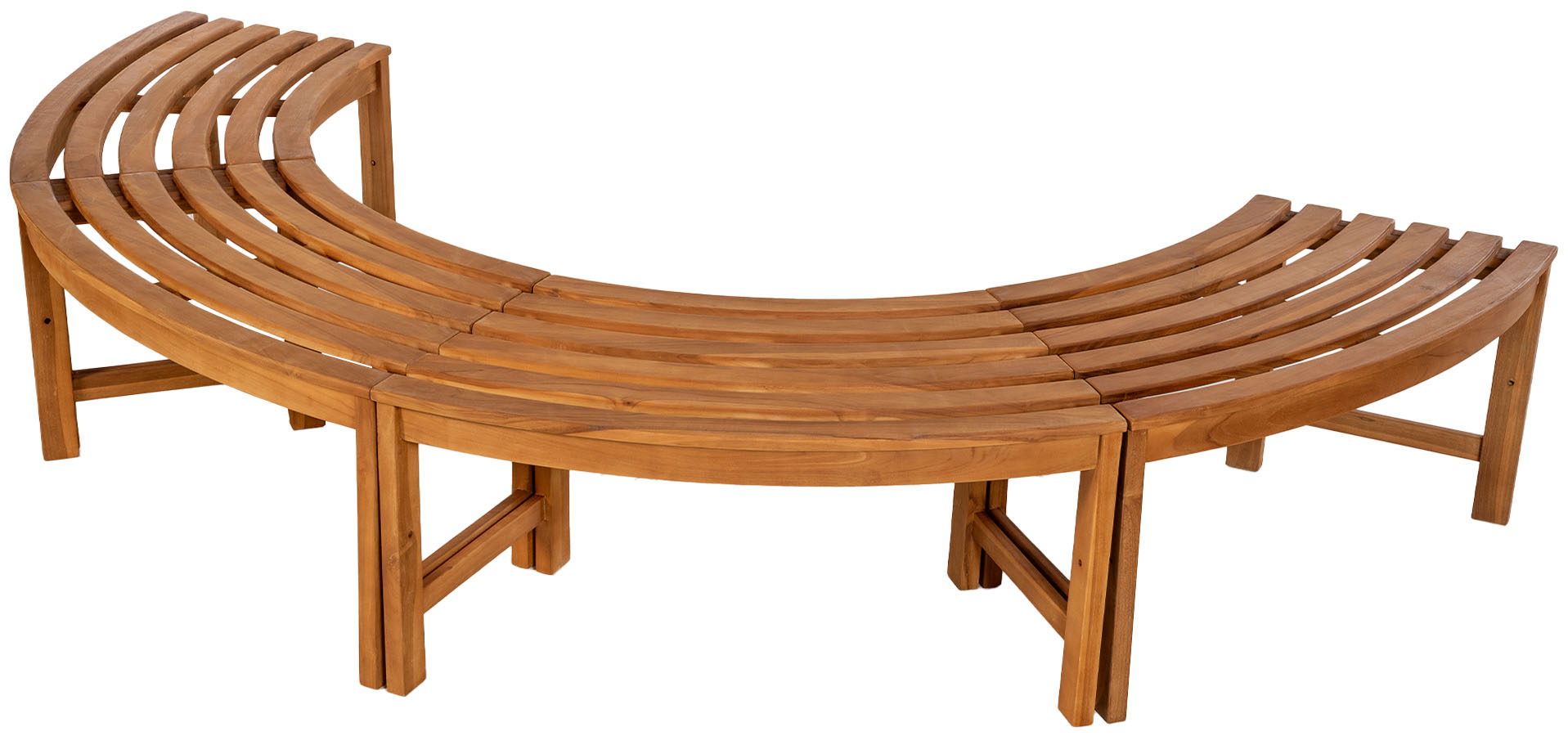 Banco semicircular Male sin respaldo 250 cm