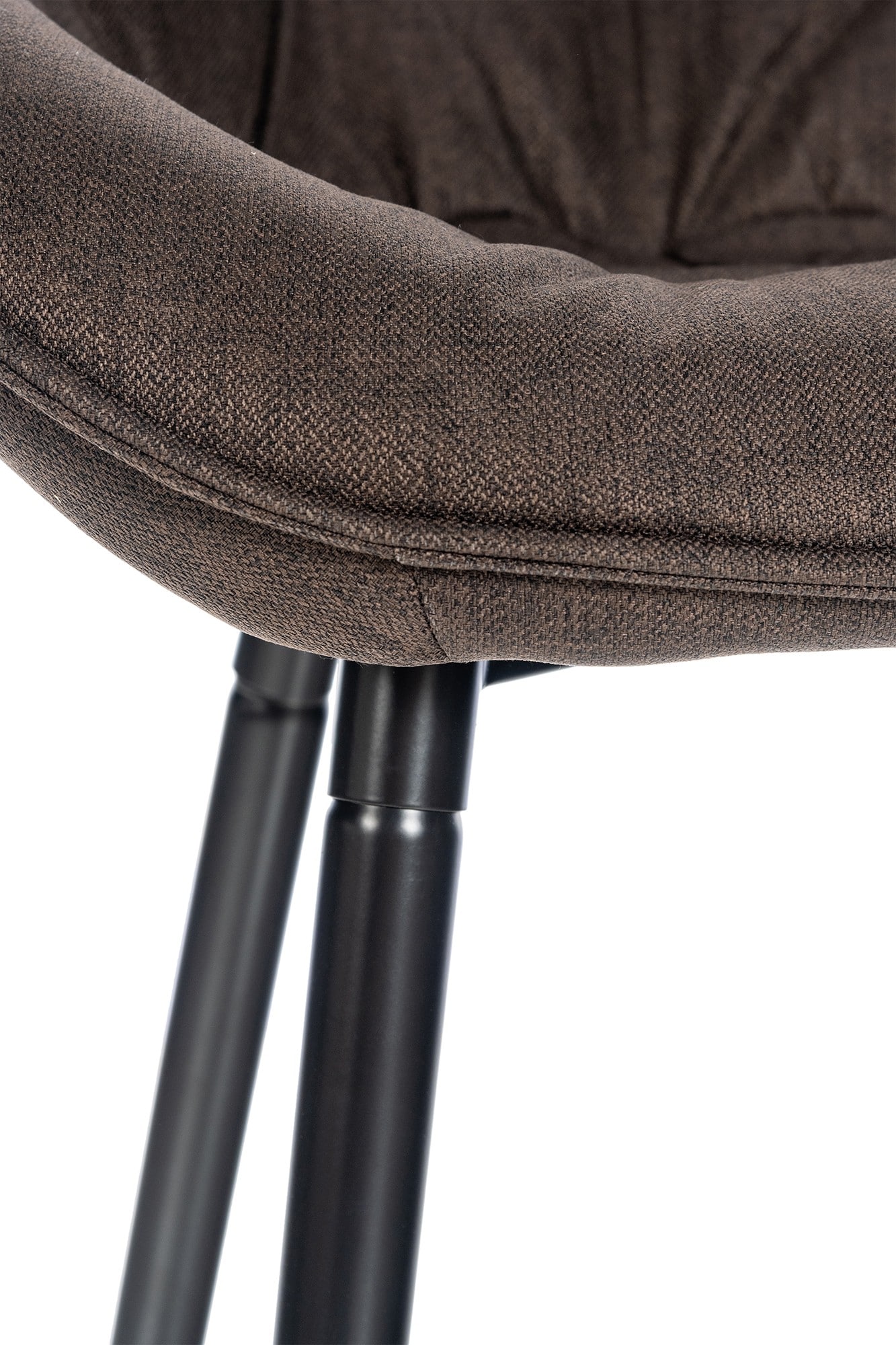 Taburete de bar Gibson en tela o terciopelo