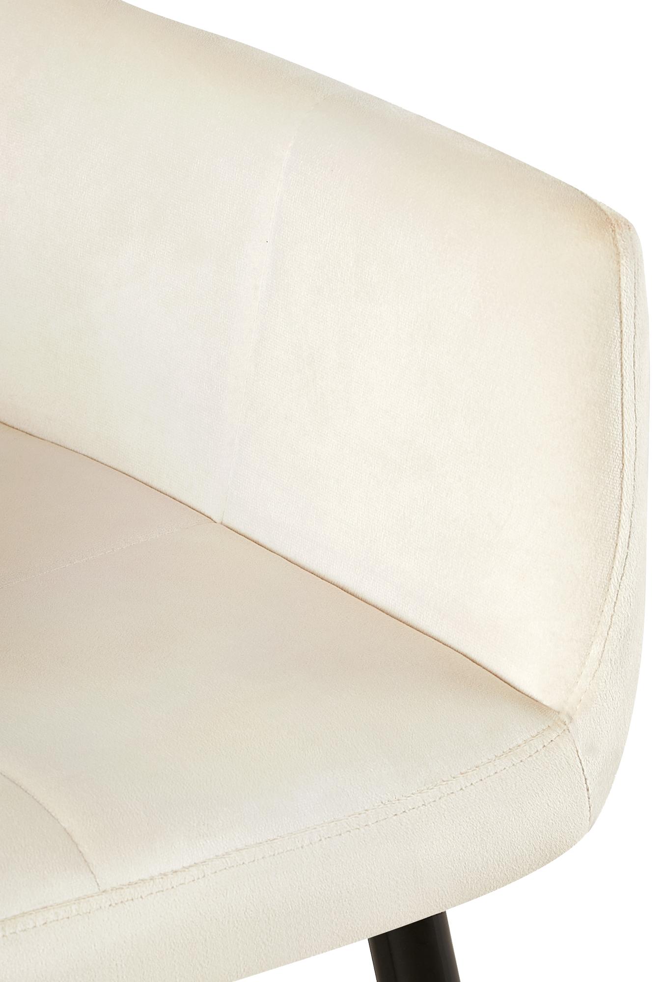 Silla de salón Emia en terciopelo