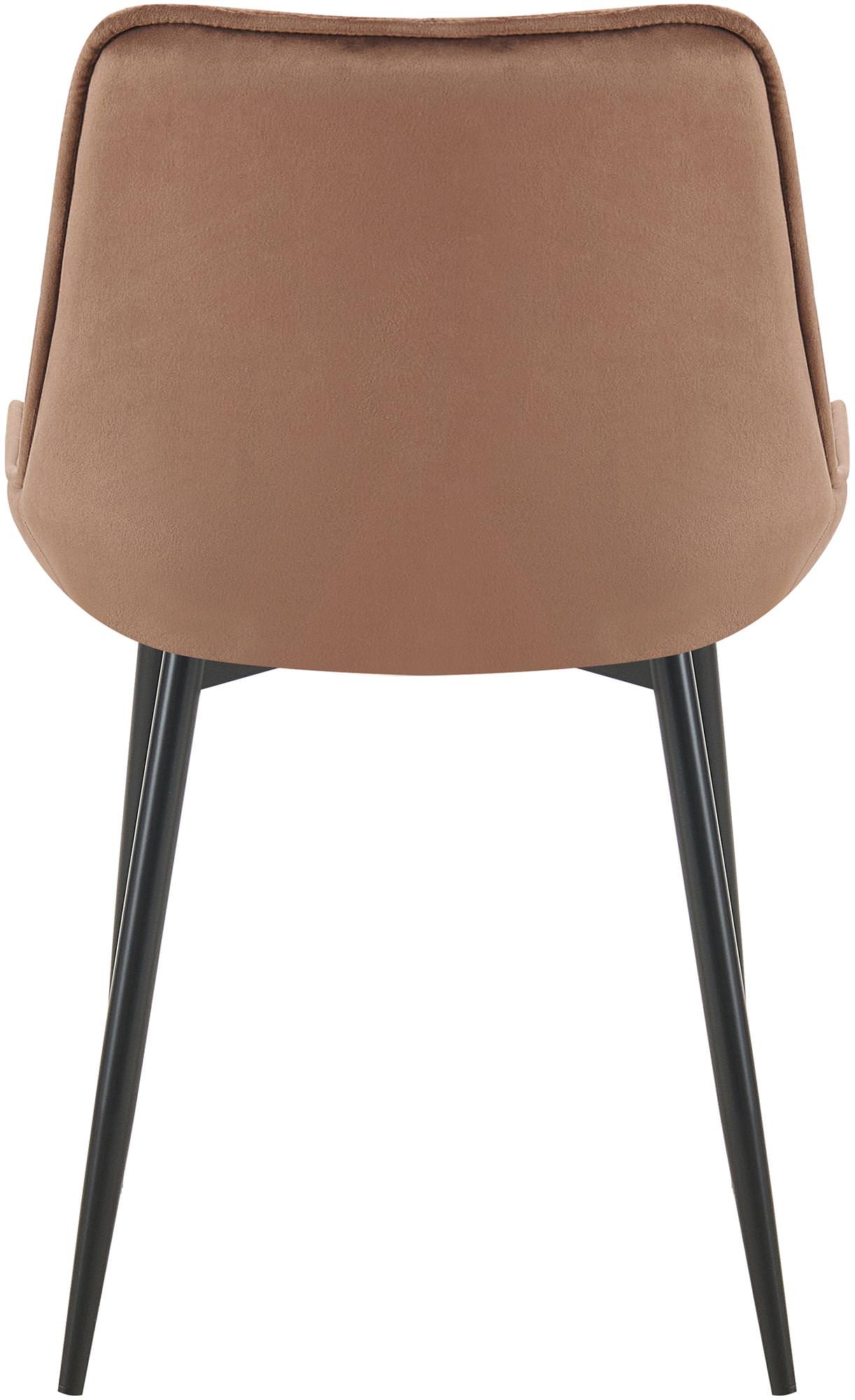 Silla de comedor Wallace de terciopelo