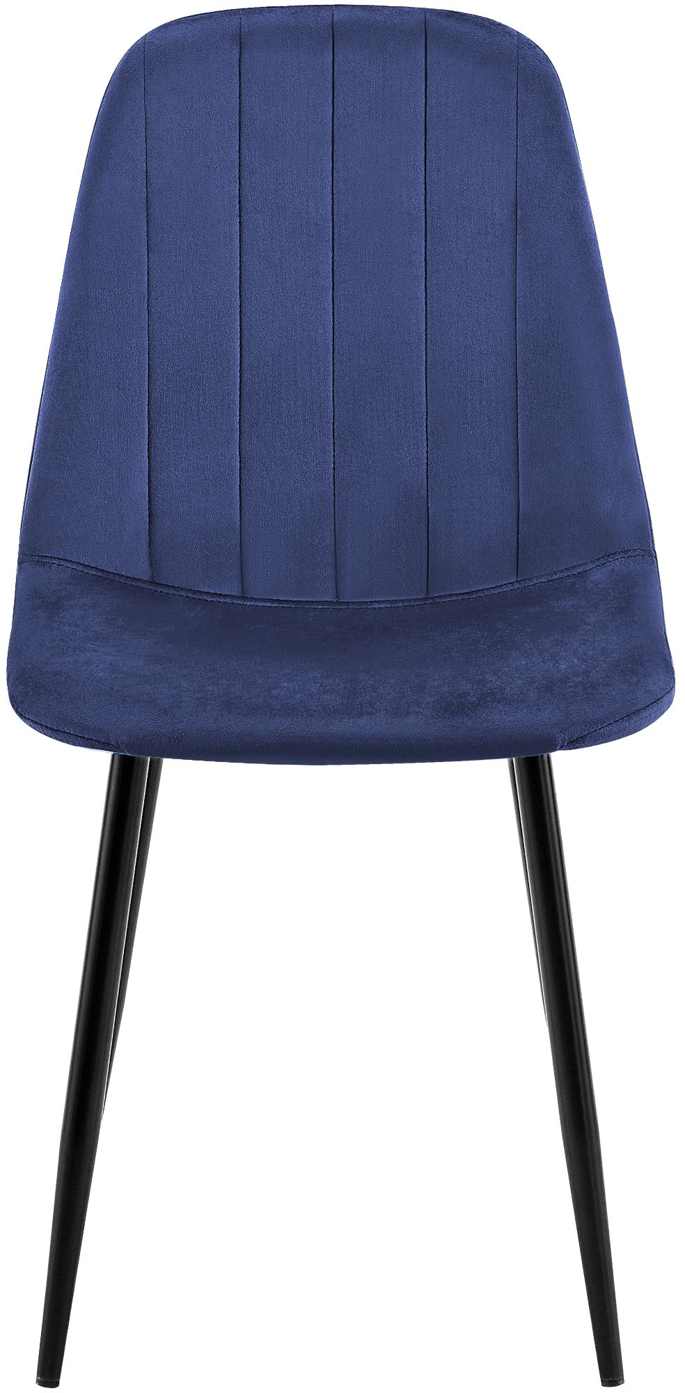 Juego de 4 sillas de comedor Baxter de terciopelo