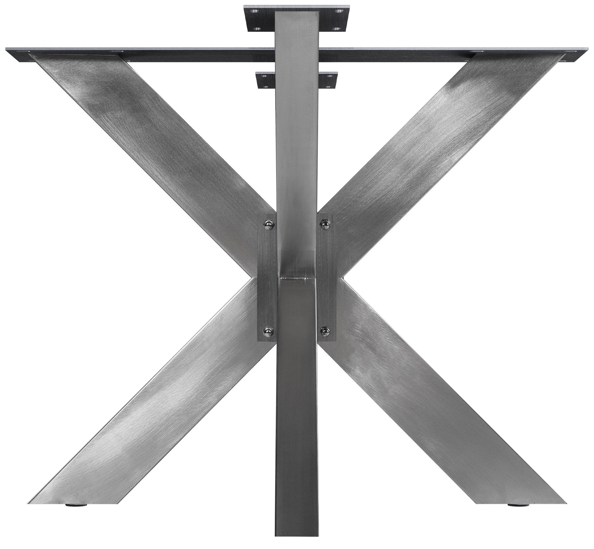 Base para mesa Duncan de acero inoxidable