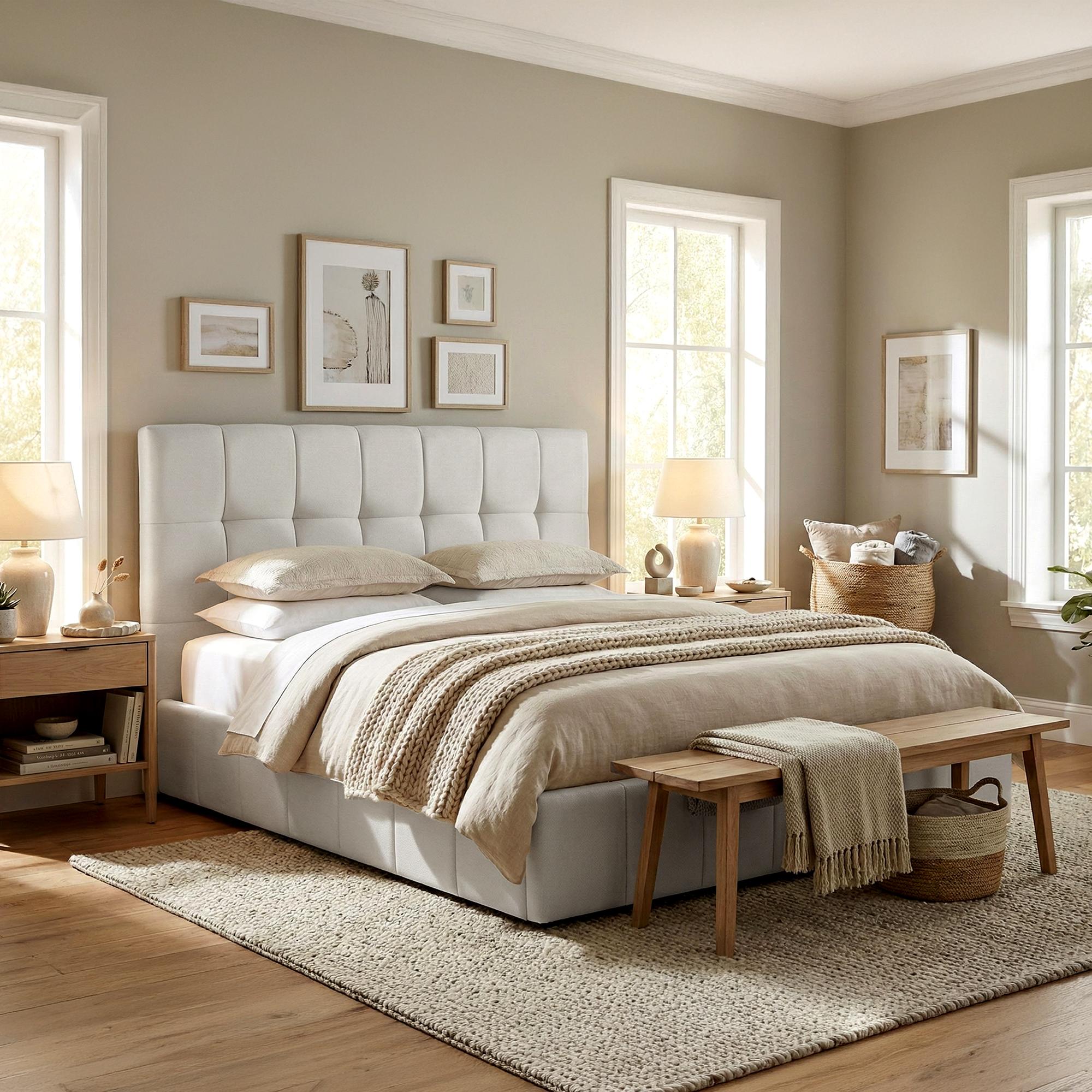 Cama tapizada Ladia