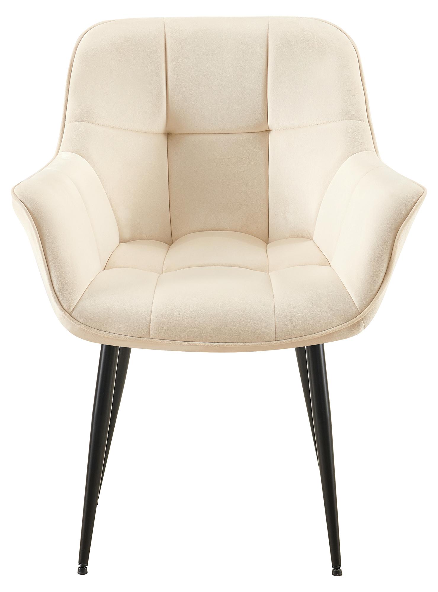Silla de comedor Roseville en terciopelo