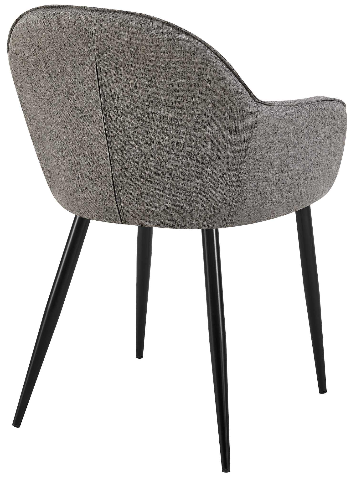Set de 2 sillas de comedor Boise en tela