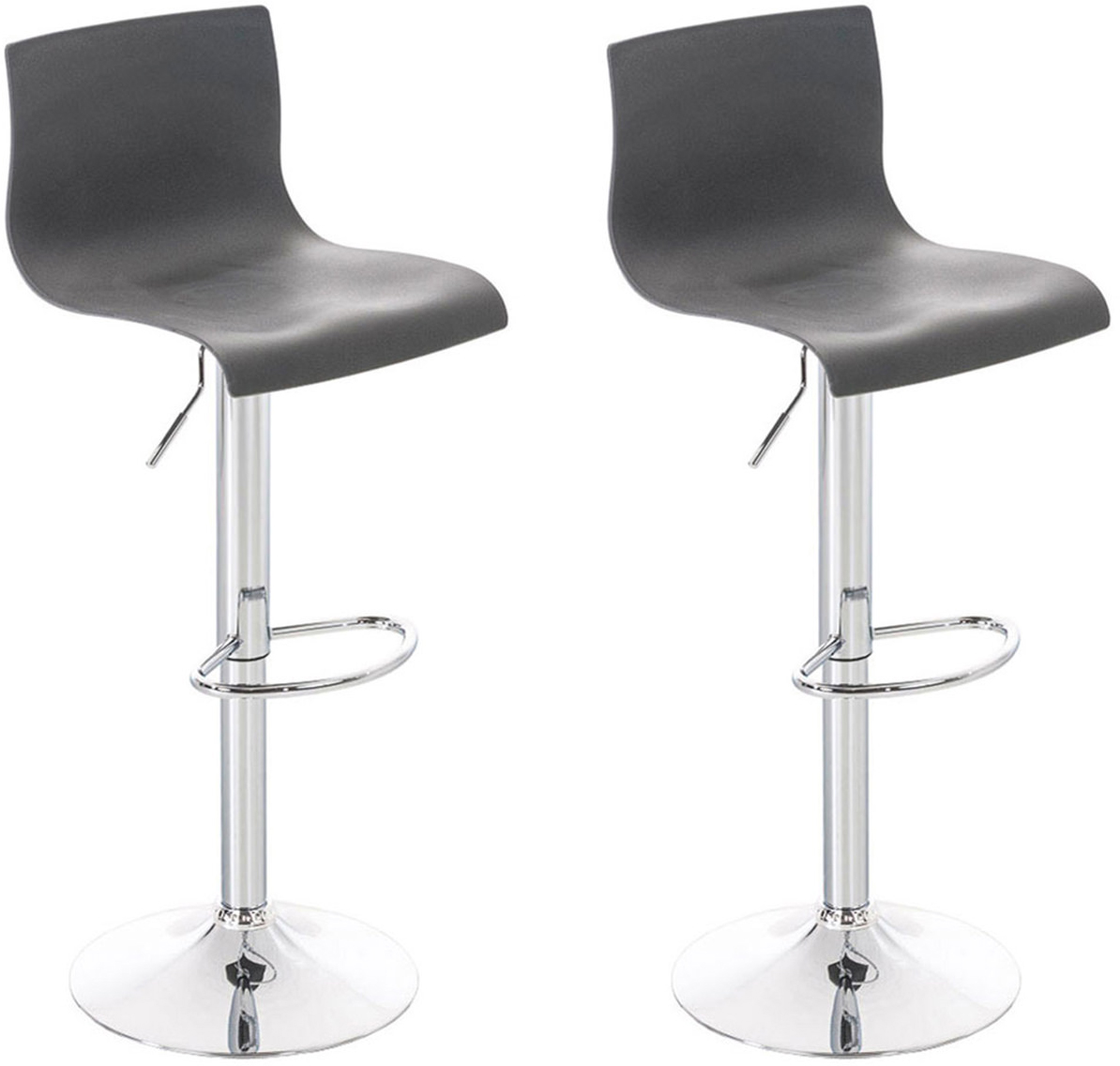 Set 2 Taburetes Hover en Polipropileno