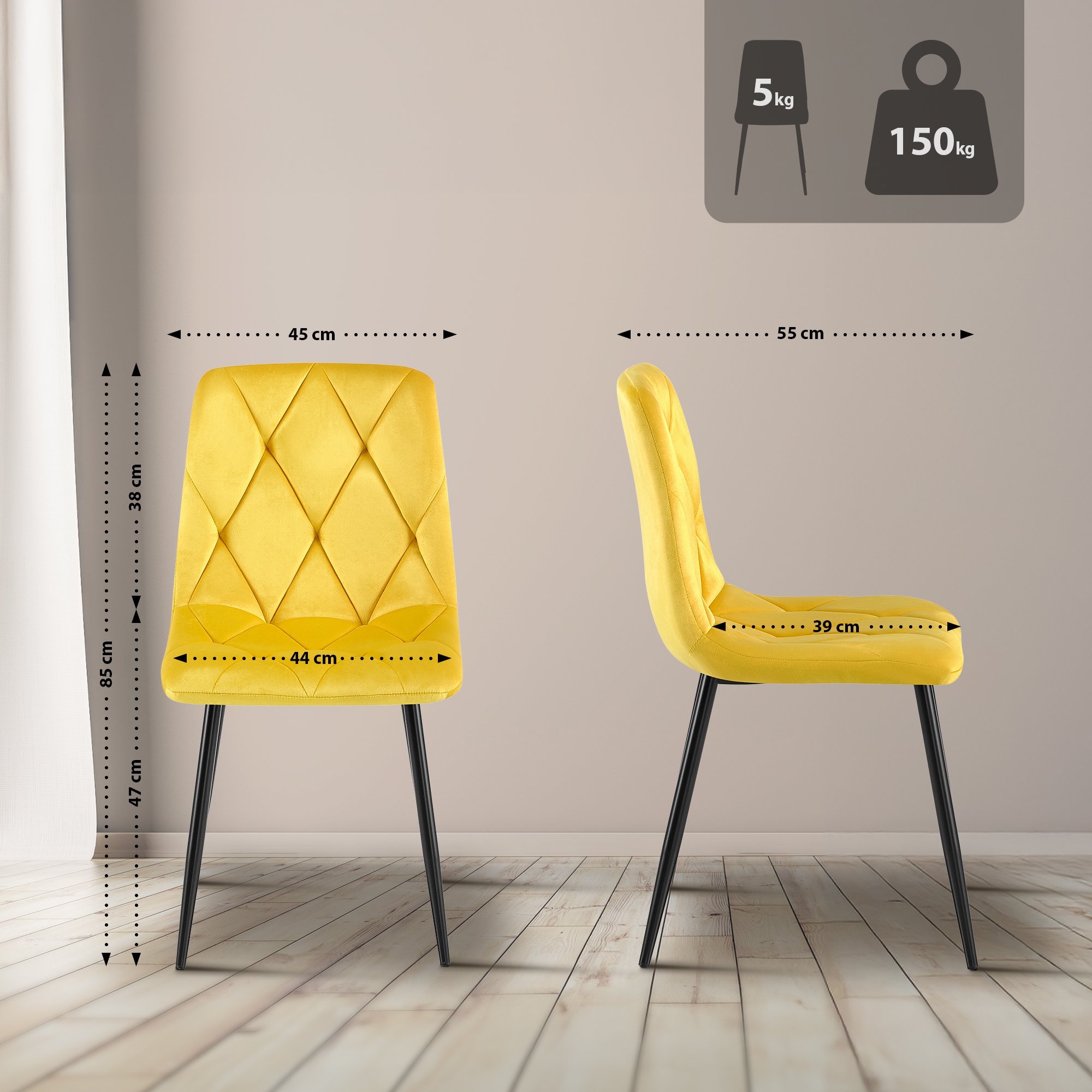 Silla de comedor Clairton