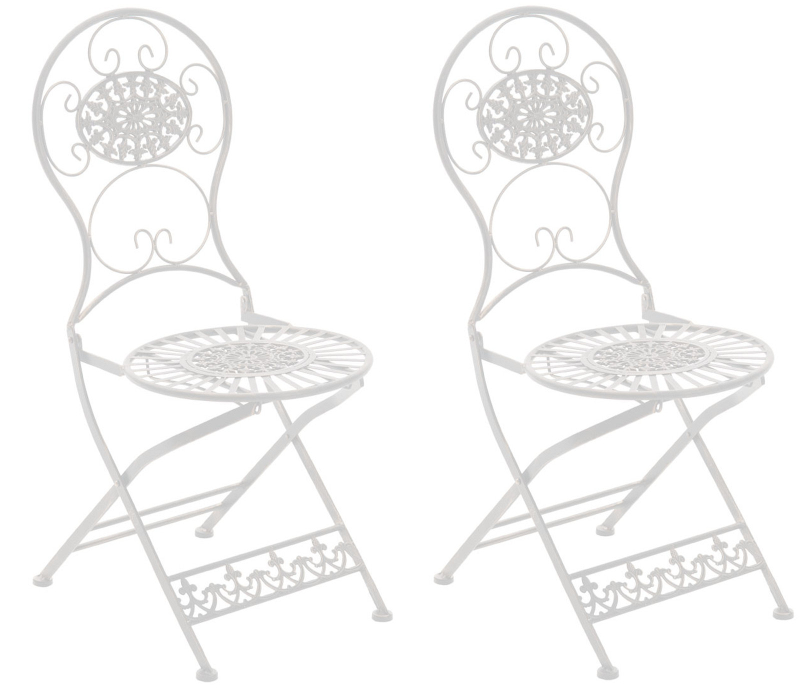 Set de 2 sillas plegables Mani para exteriores