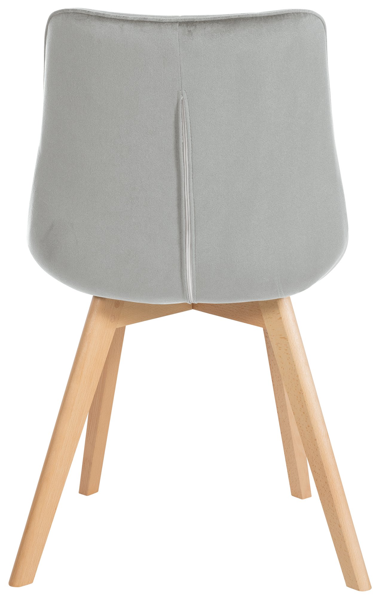 Silla de comedor Brook en terciopelo