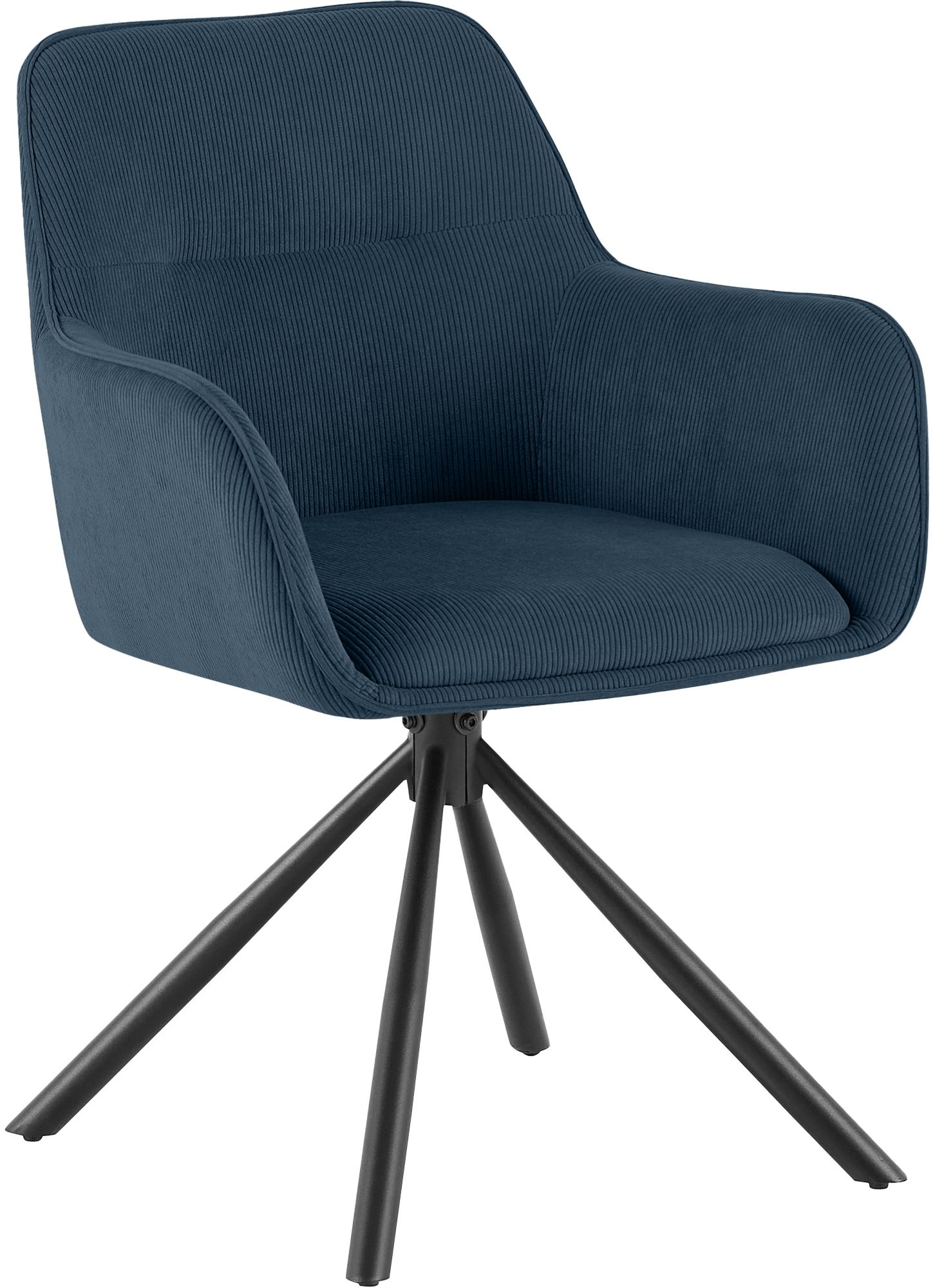 Silla de comedor Tipton de pana