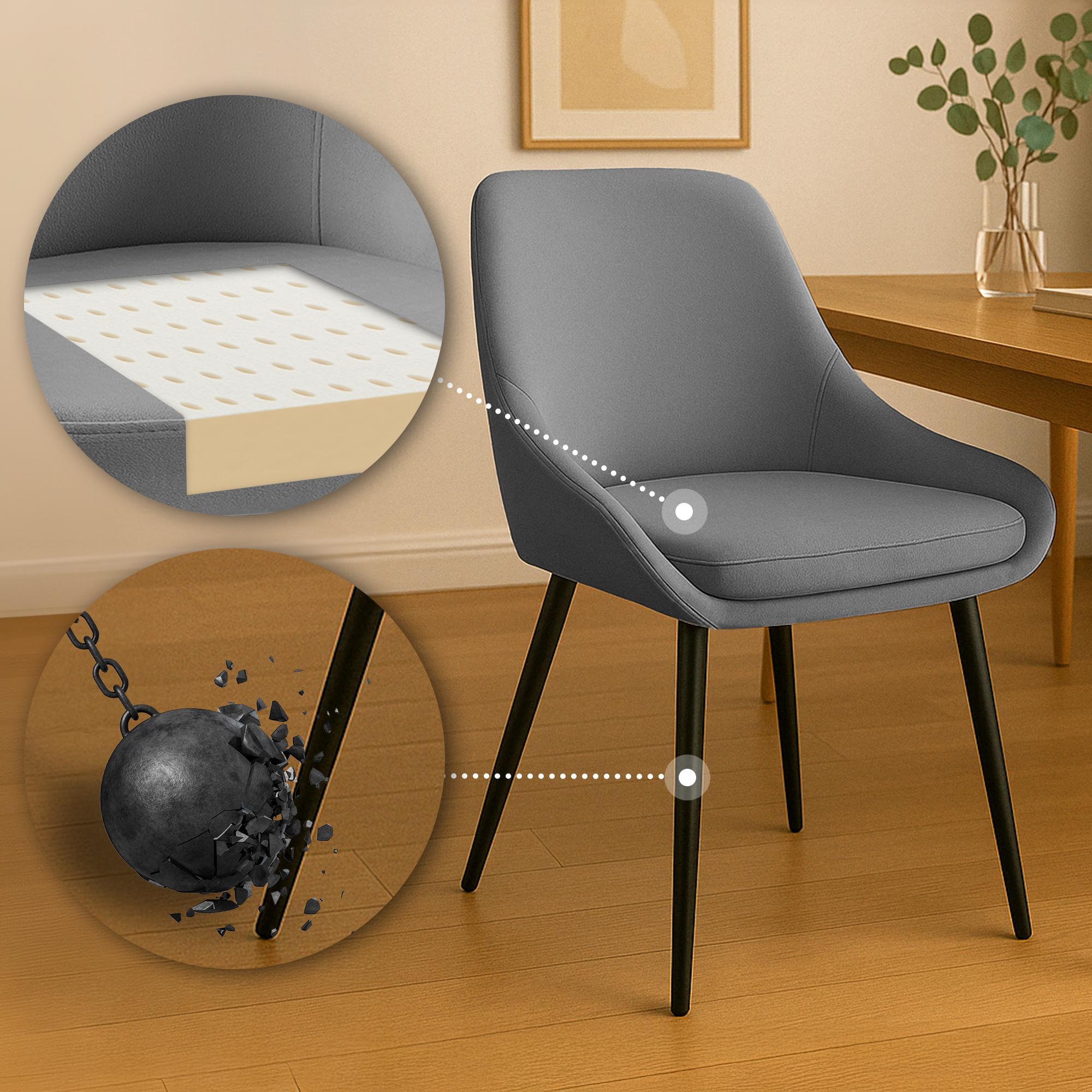 Silla de comedor Elmira Terciopelo