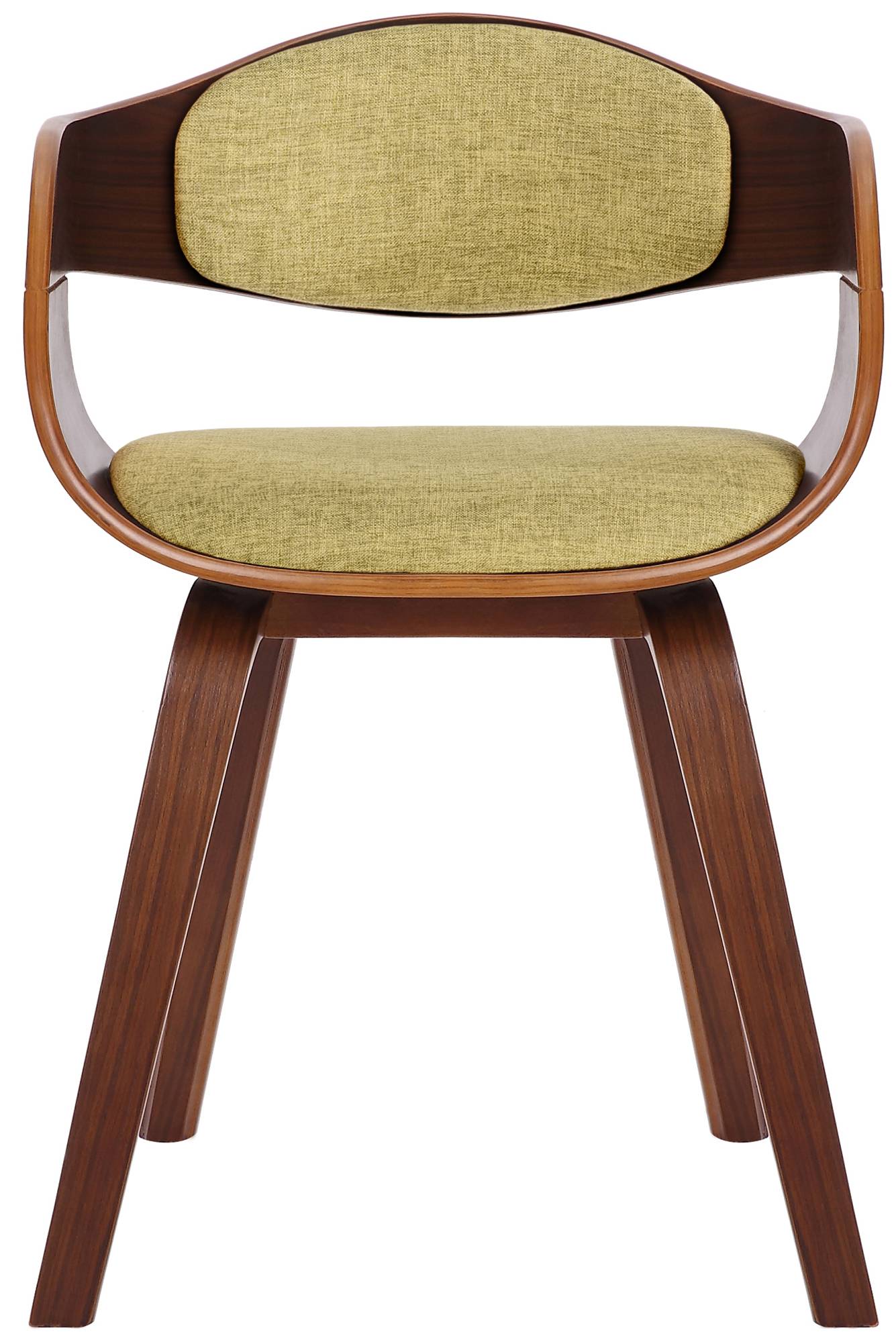 Set de 2 sillas de comedor Kingston de tela y madera