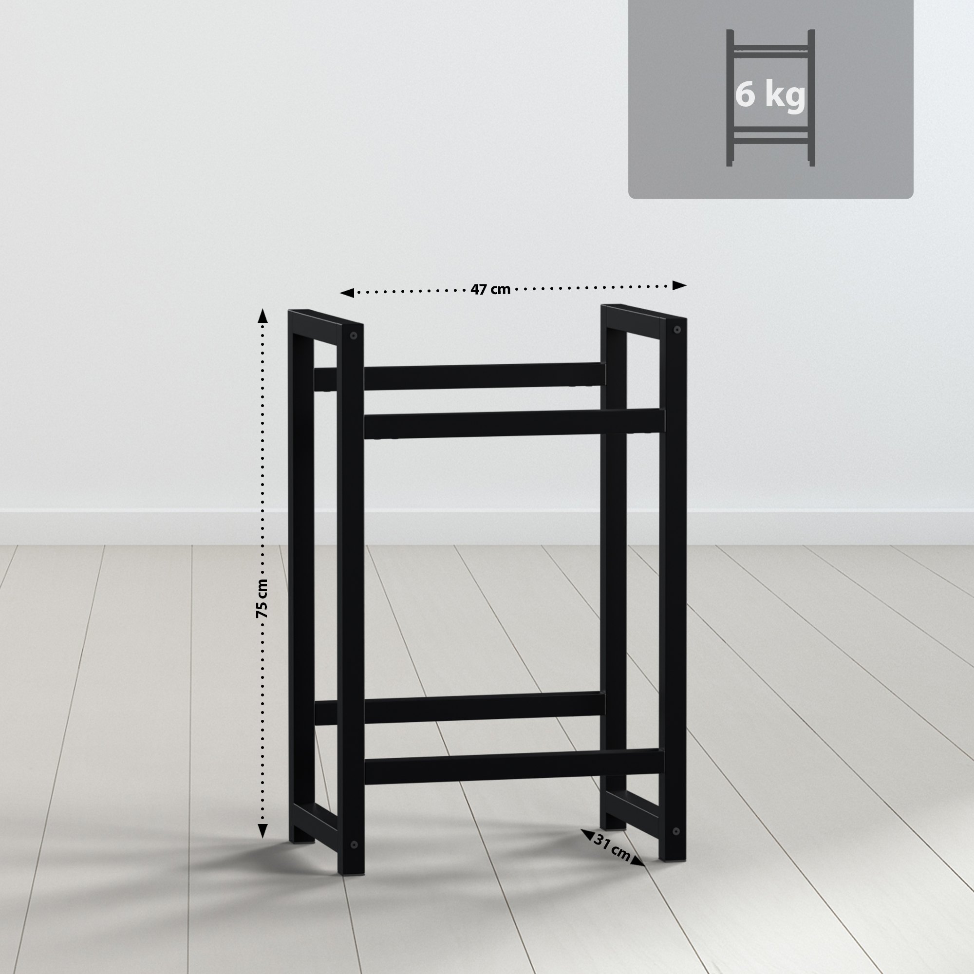 Soporte para cajas de bebidas apilables