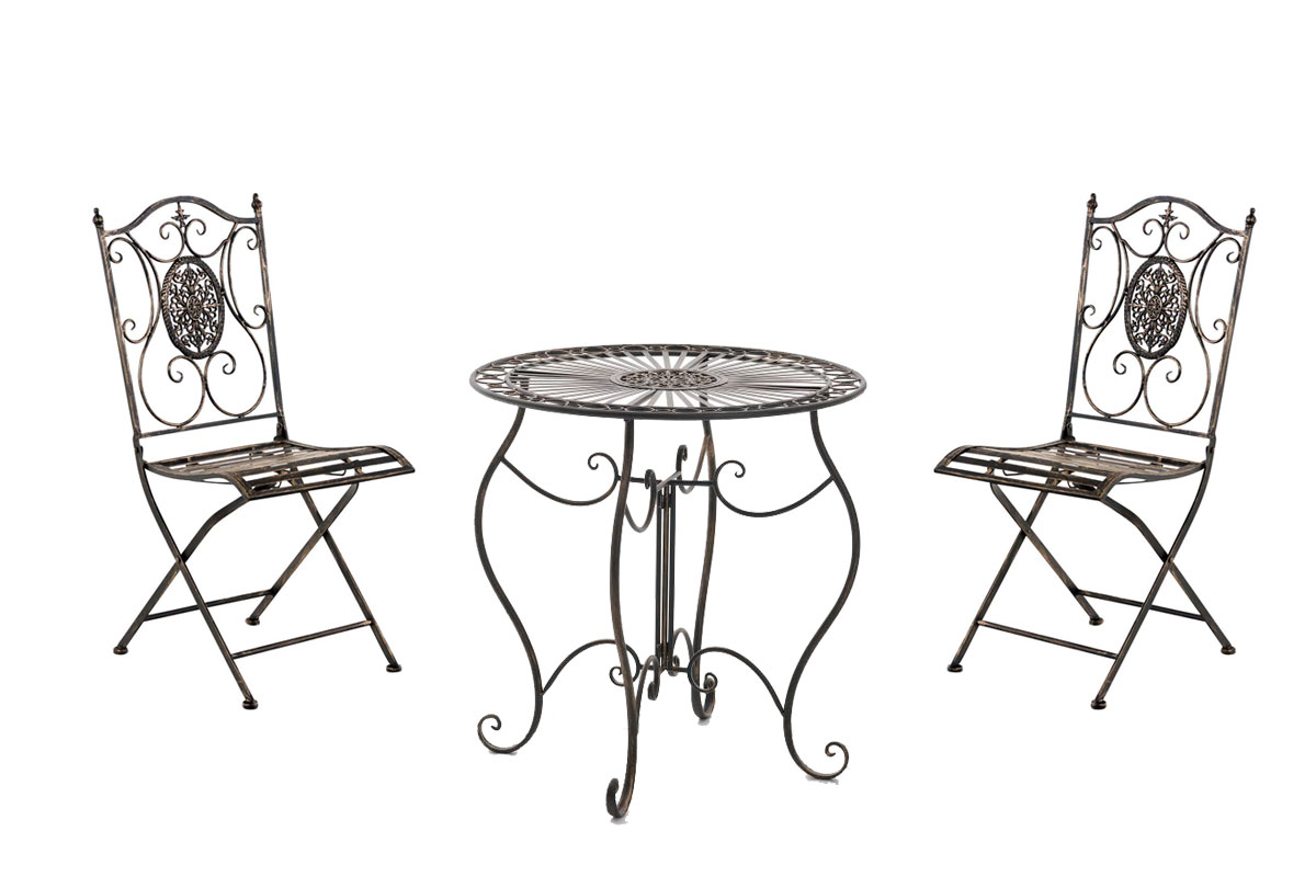 Conjunto de Mesa & 2 Sillas Plegables Aldeano
