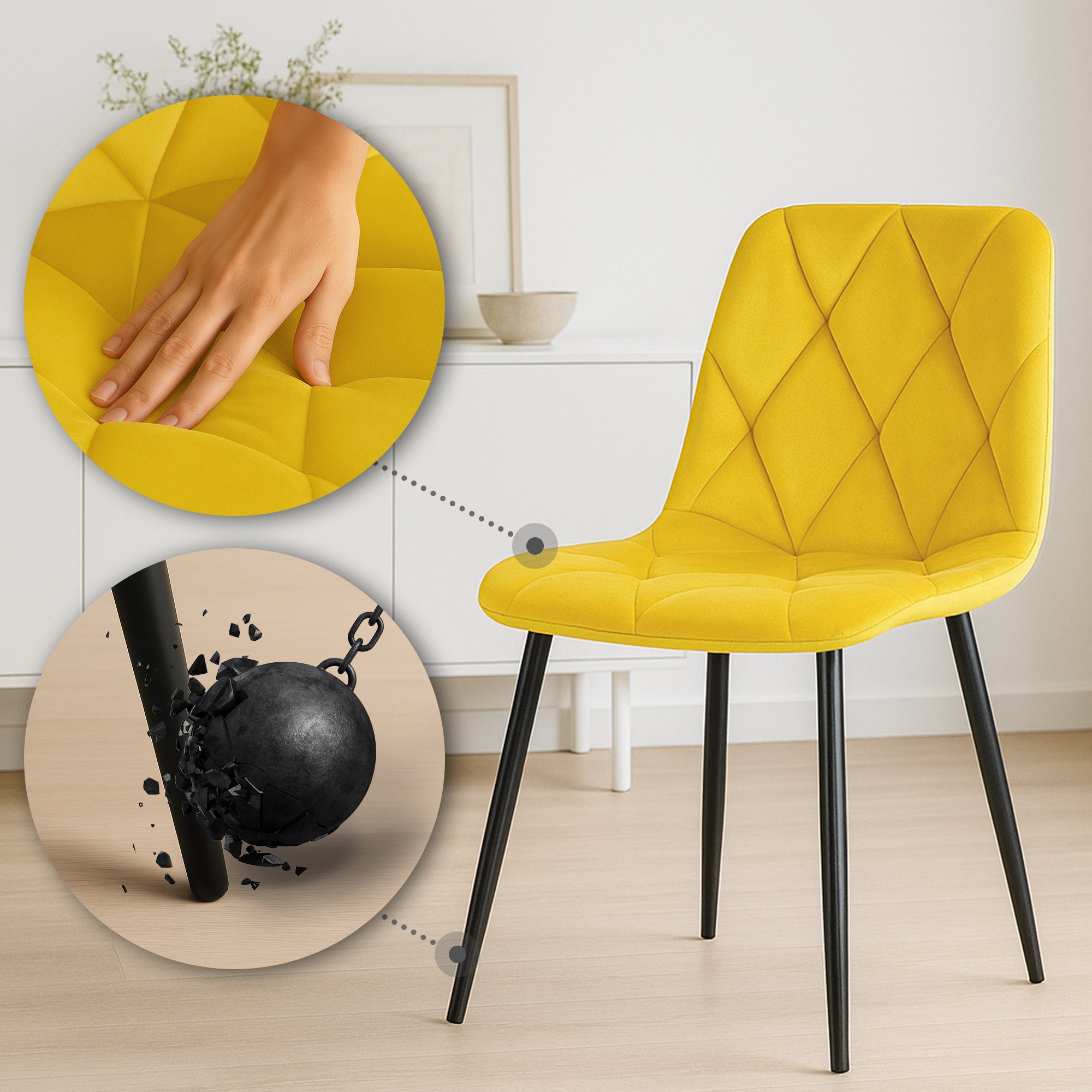 Silla de comedor Clairton