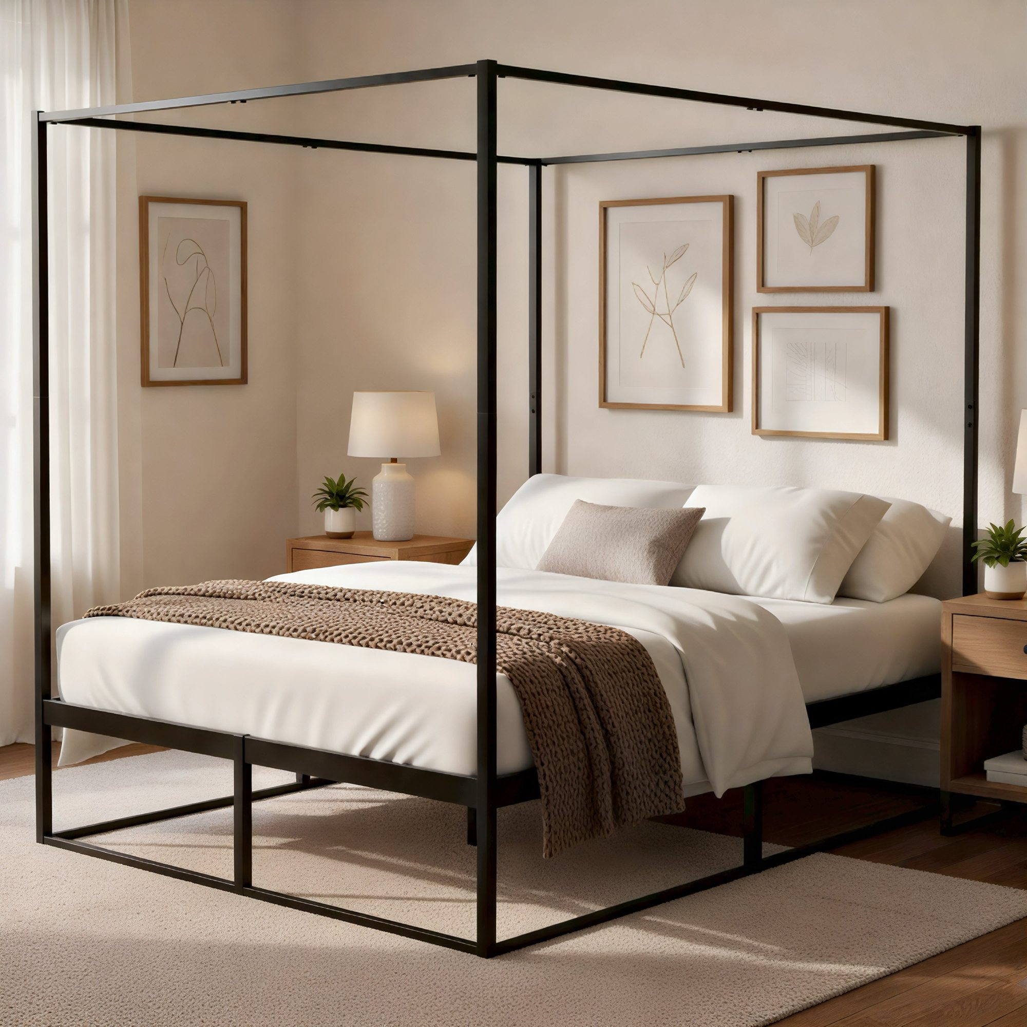 Cama con dosel Batoni