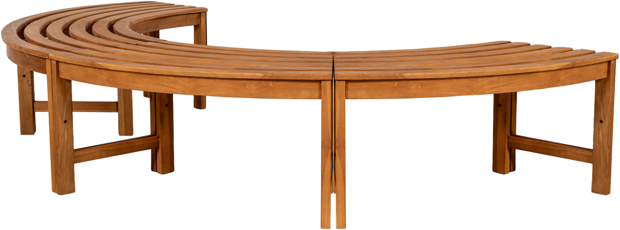 Banco semicircular Male sin respaldo 250 cm