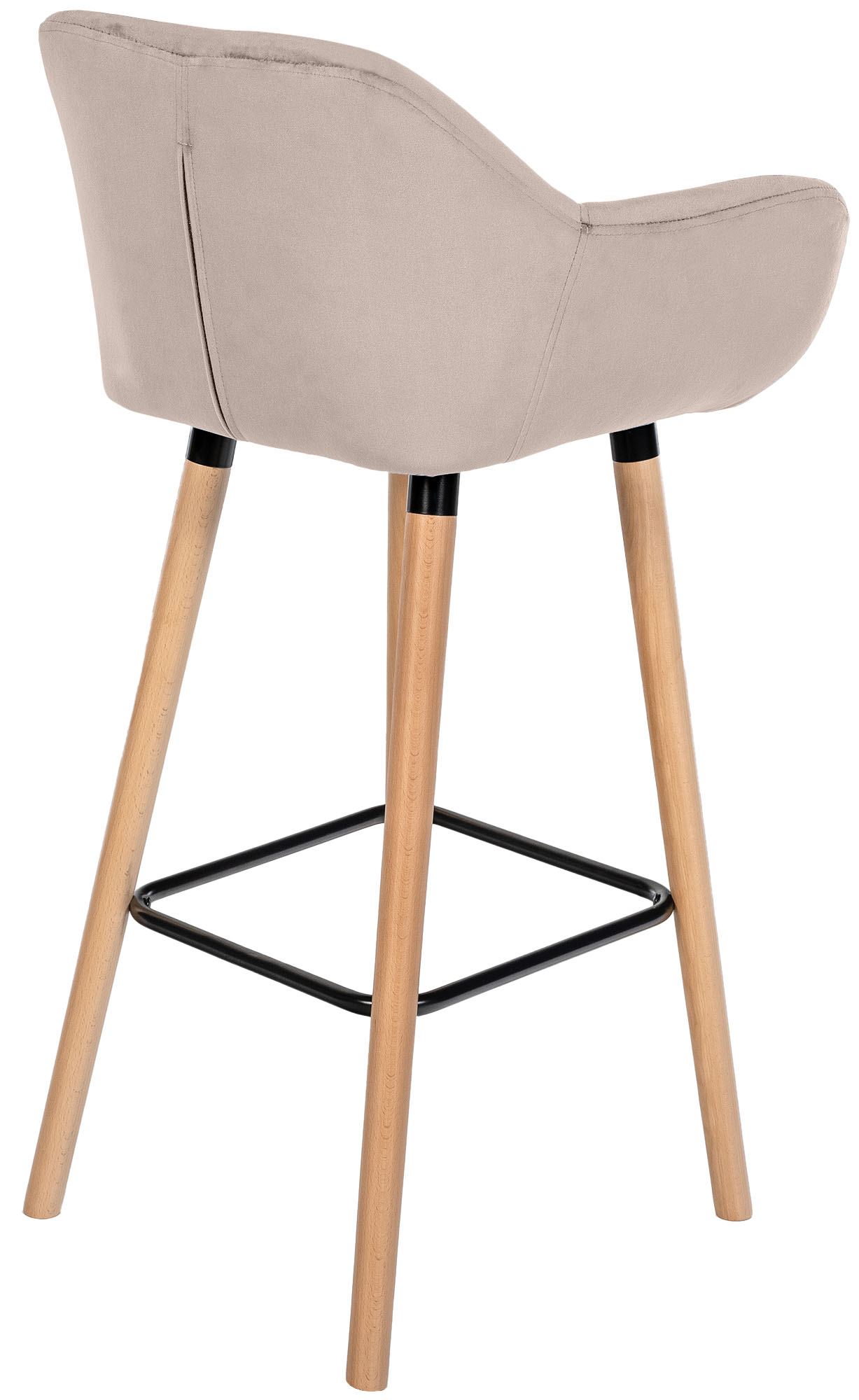 Set de 2 taburetes Grant terciopelo