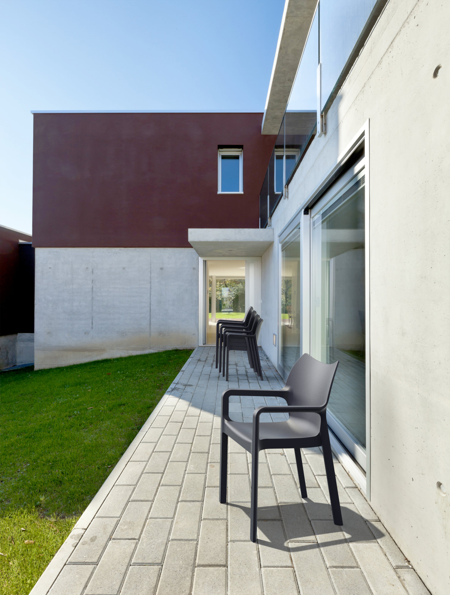Silla de jardín Diva con reposabrazos