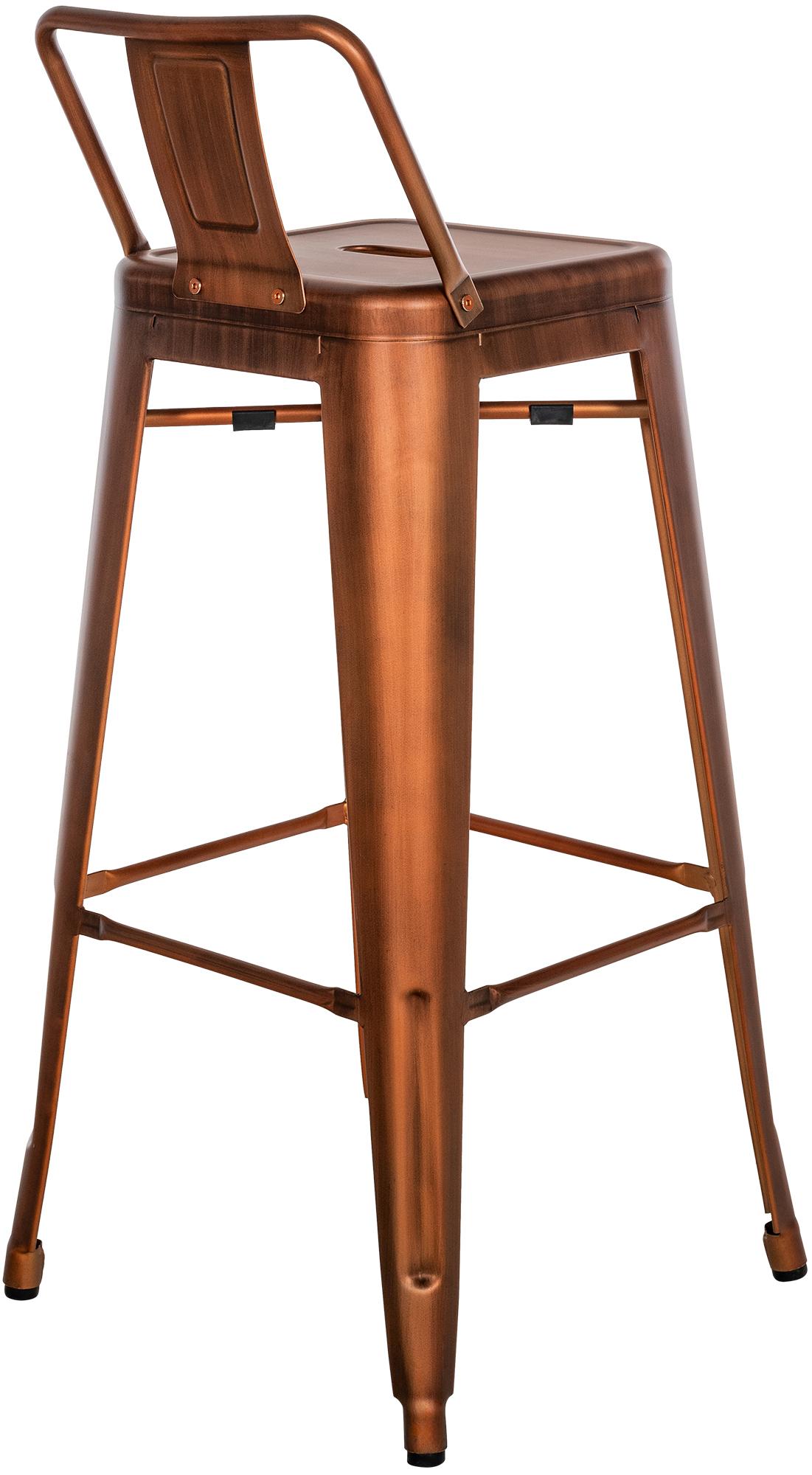 Taburete de bar de metal Mason