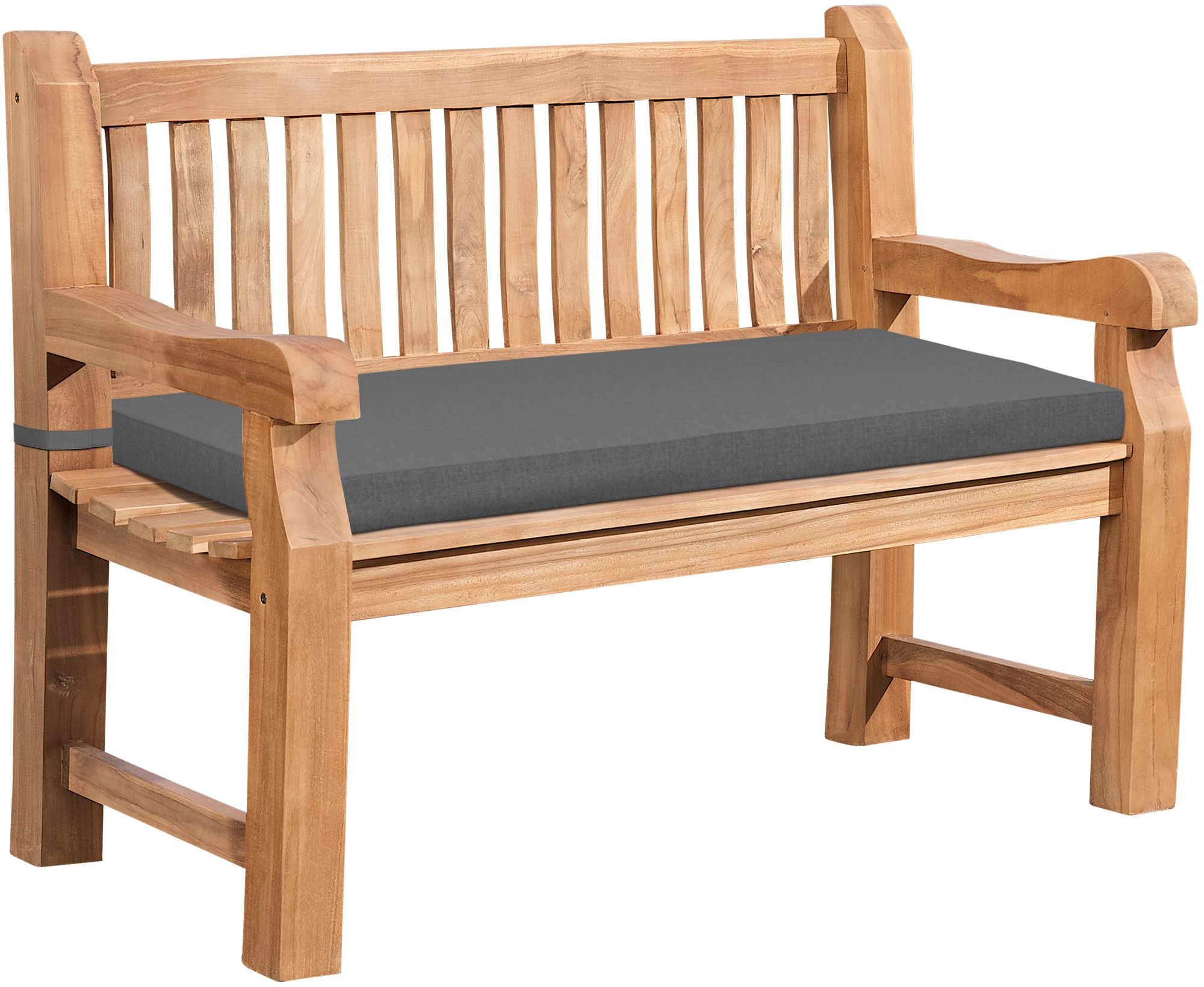 Banco de Jardin de Teca Daxon con Cojin de Asiento