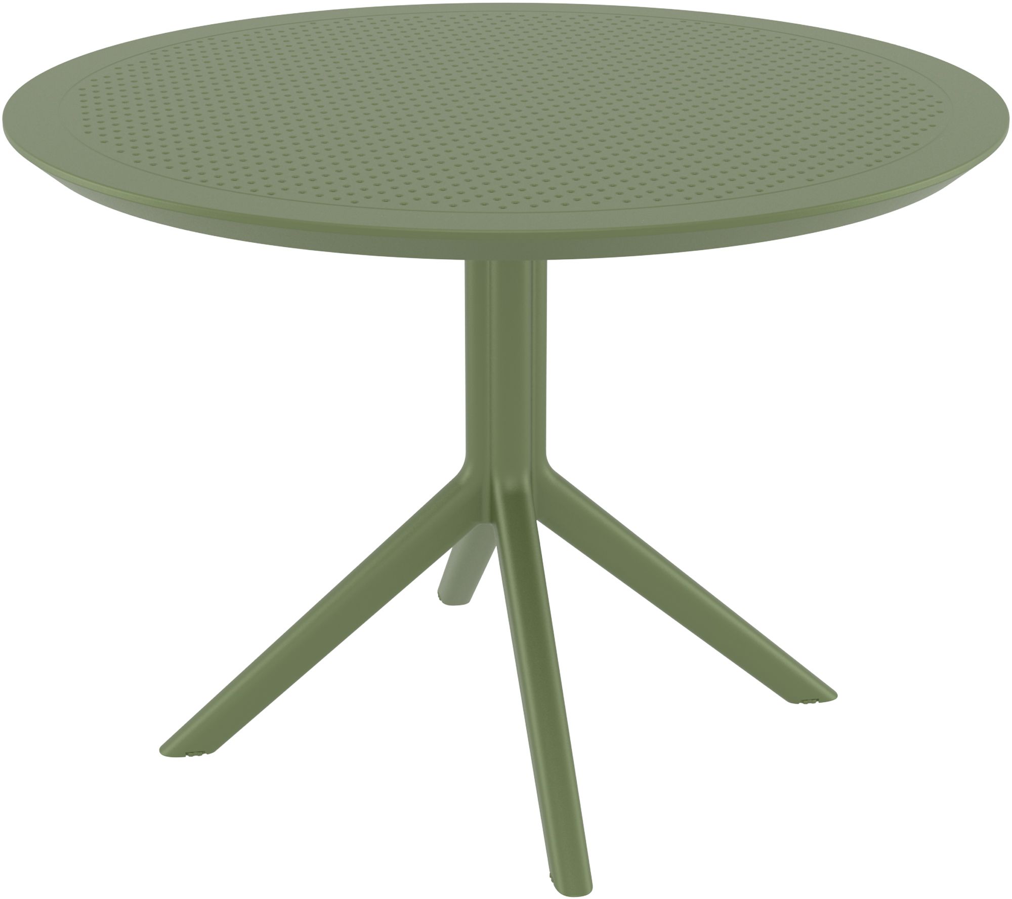 Mesa Redonda Sky para Jardín y Terraza, Diametro 105 cm - Diseño Moderno Exterior