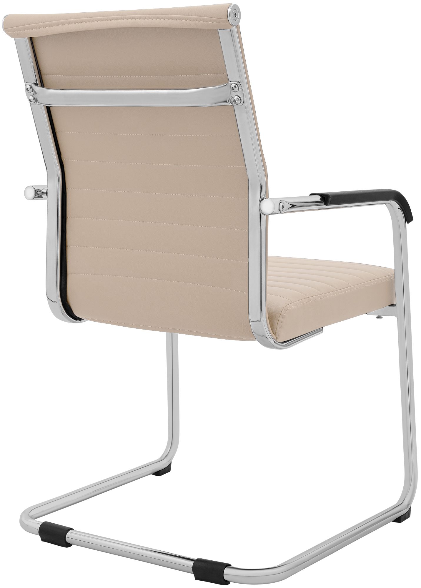 Juego de 2 sillas cantilever Hakon con efecto piel