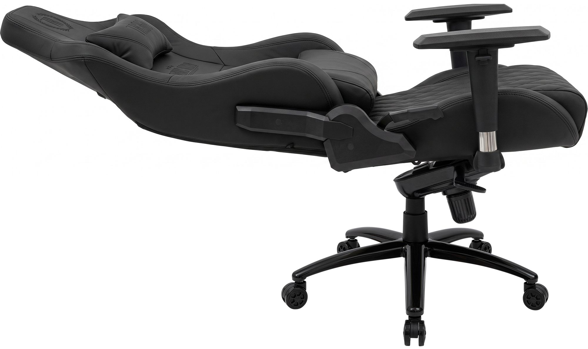 Silla de oficina Keren tapizada en piel genuina