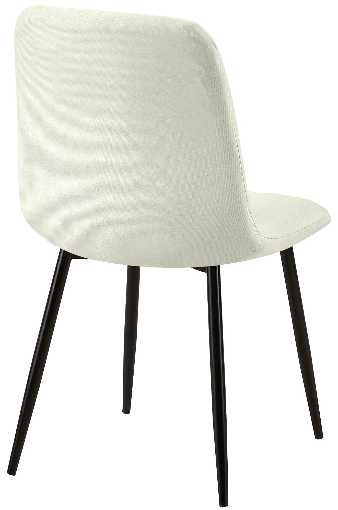 Set de 4 sillas de salón Dijon en tela o terciopelo